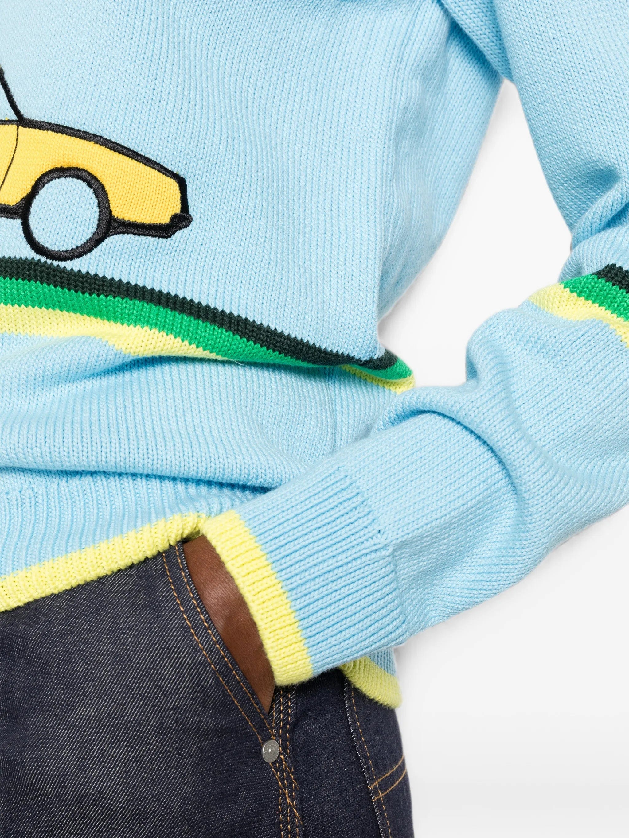 JW Anderson car - patch sweater