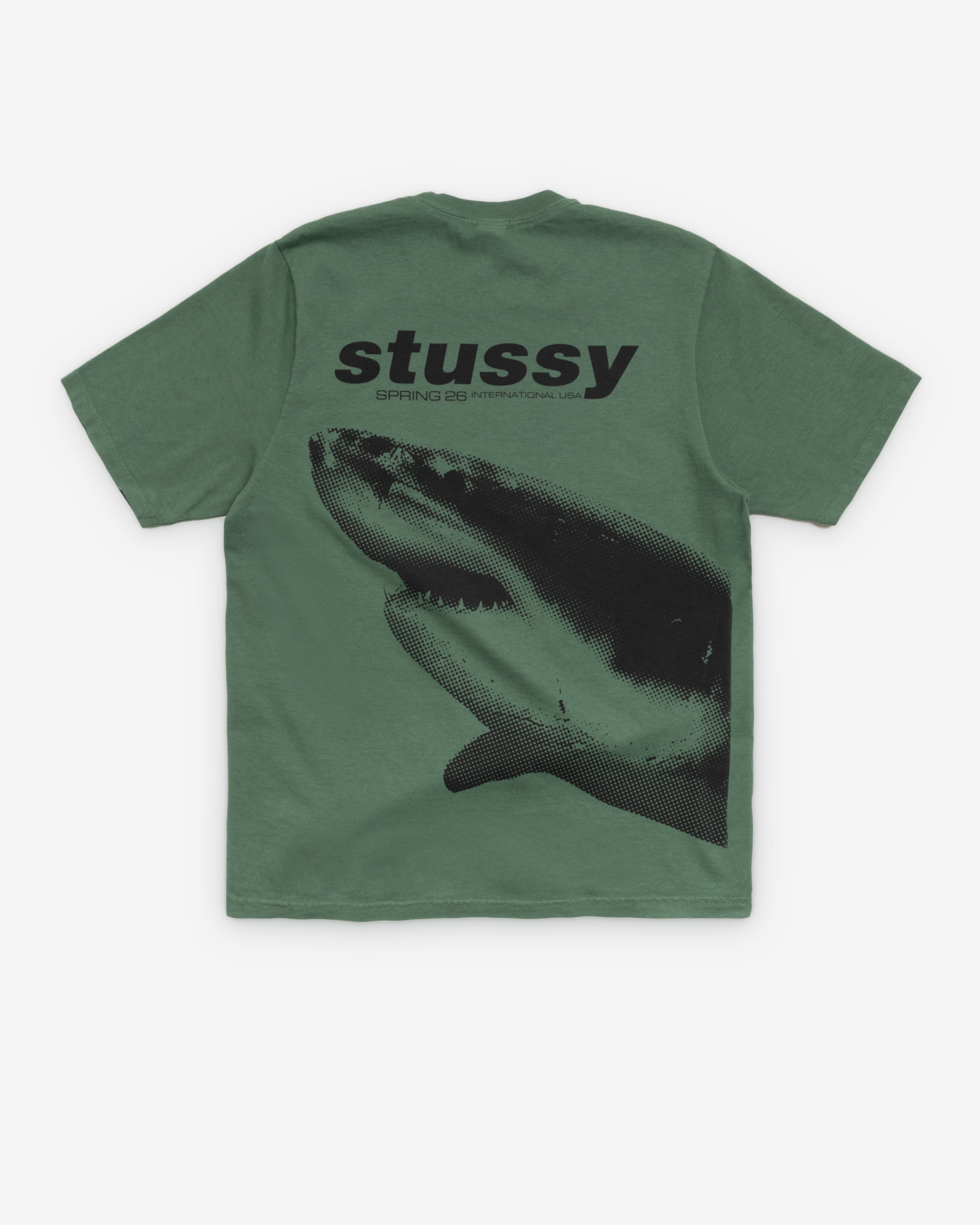 Stüssy - Men's Shark Pig. Dyed T-Shirt - (Pine)
