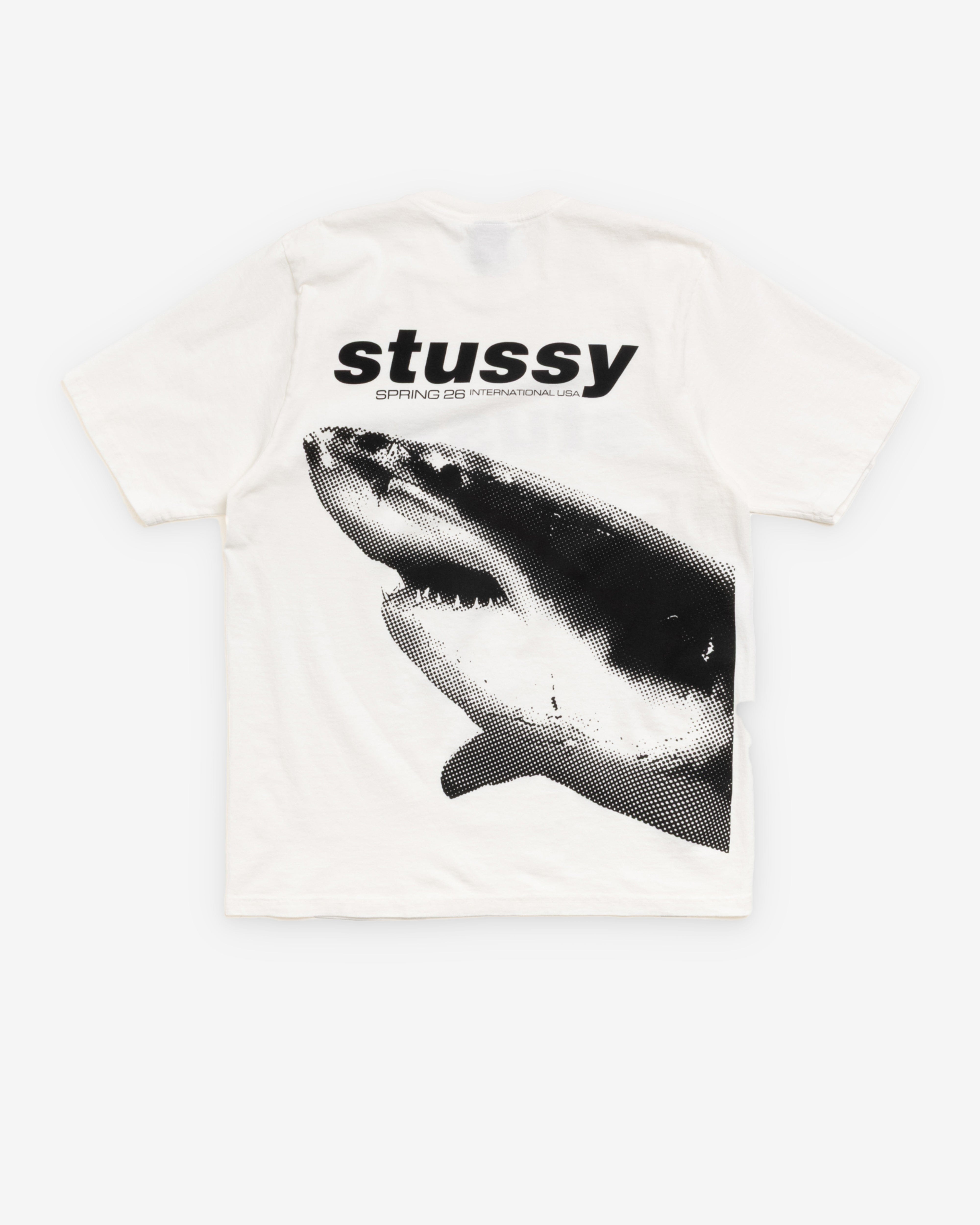 Stüssy - Men's Shark Pig. Dyed T-Shirt - (Natural)