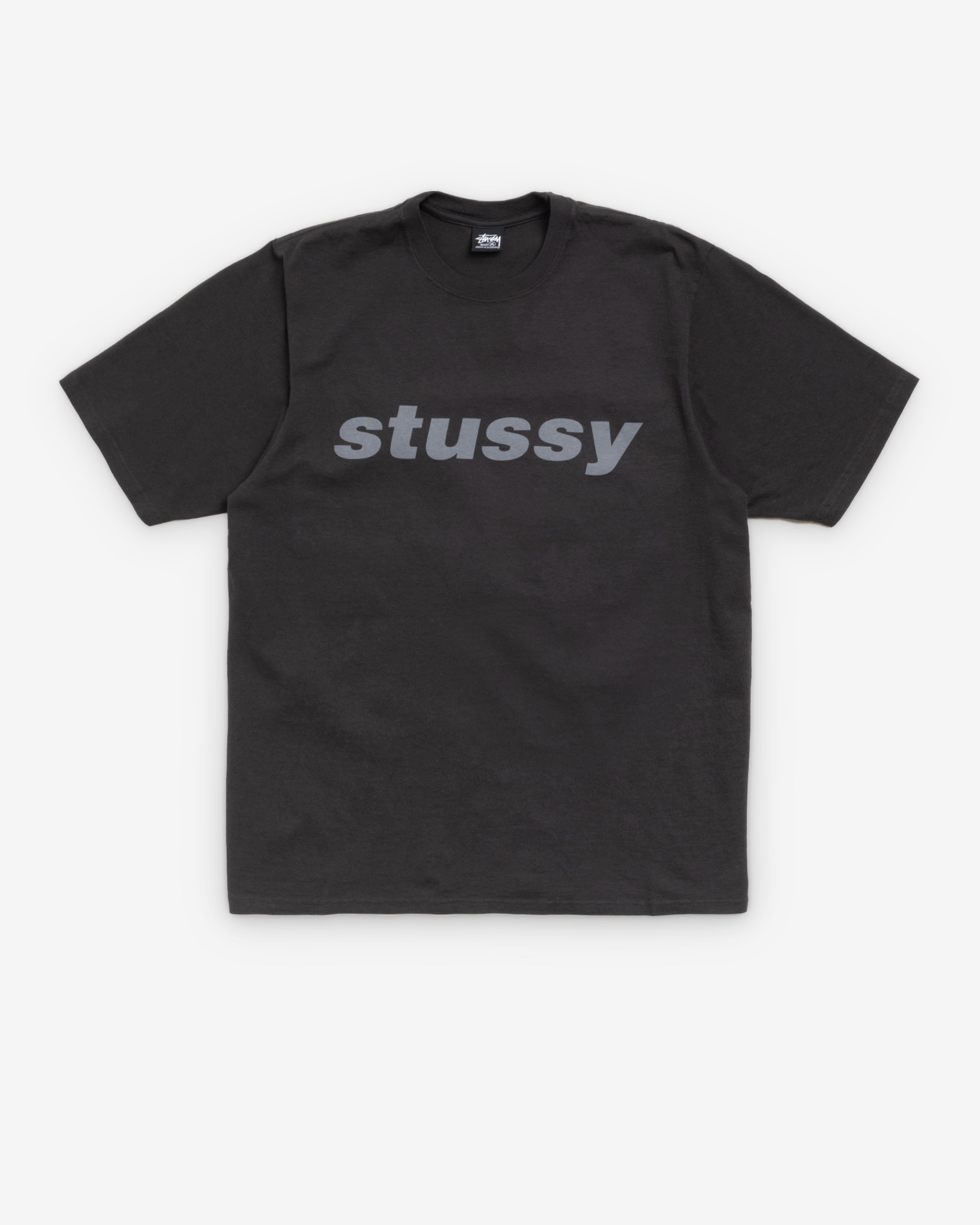 Stüssy - Men's Shark Pig. Dyed T-Shirt - (Faded Black)