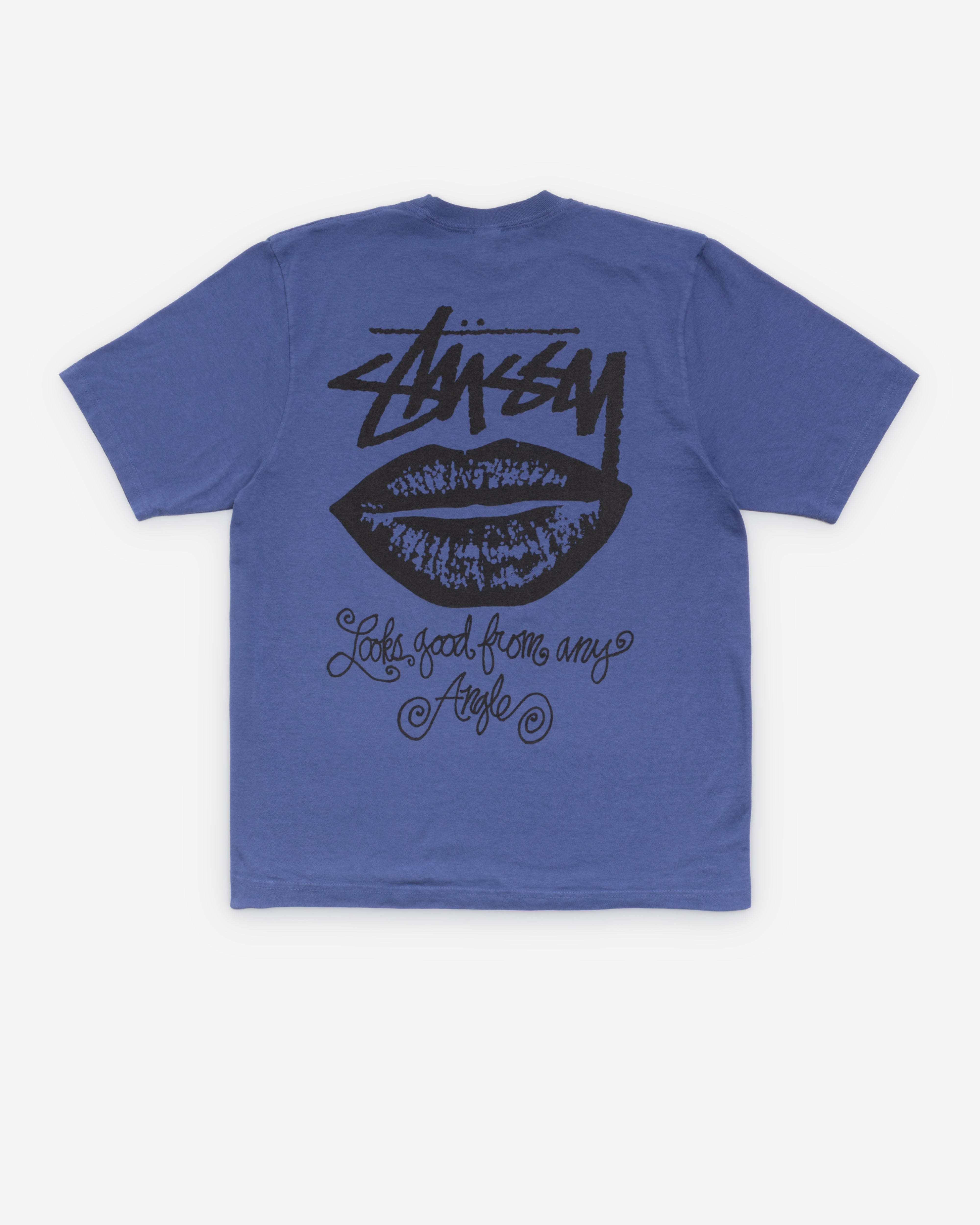 Stüssy - Men's Any Ankgle Pikgment Dyed T-Shirt - (Indigo)