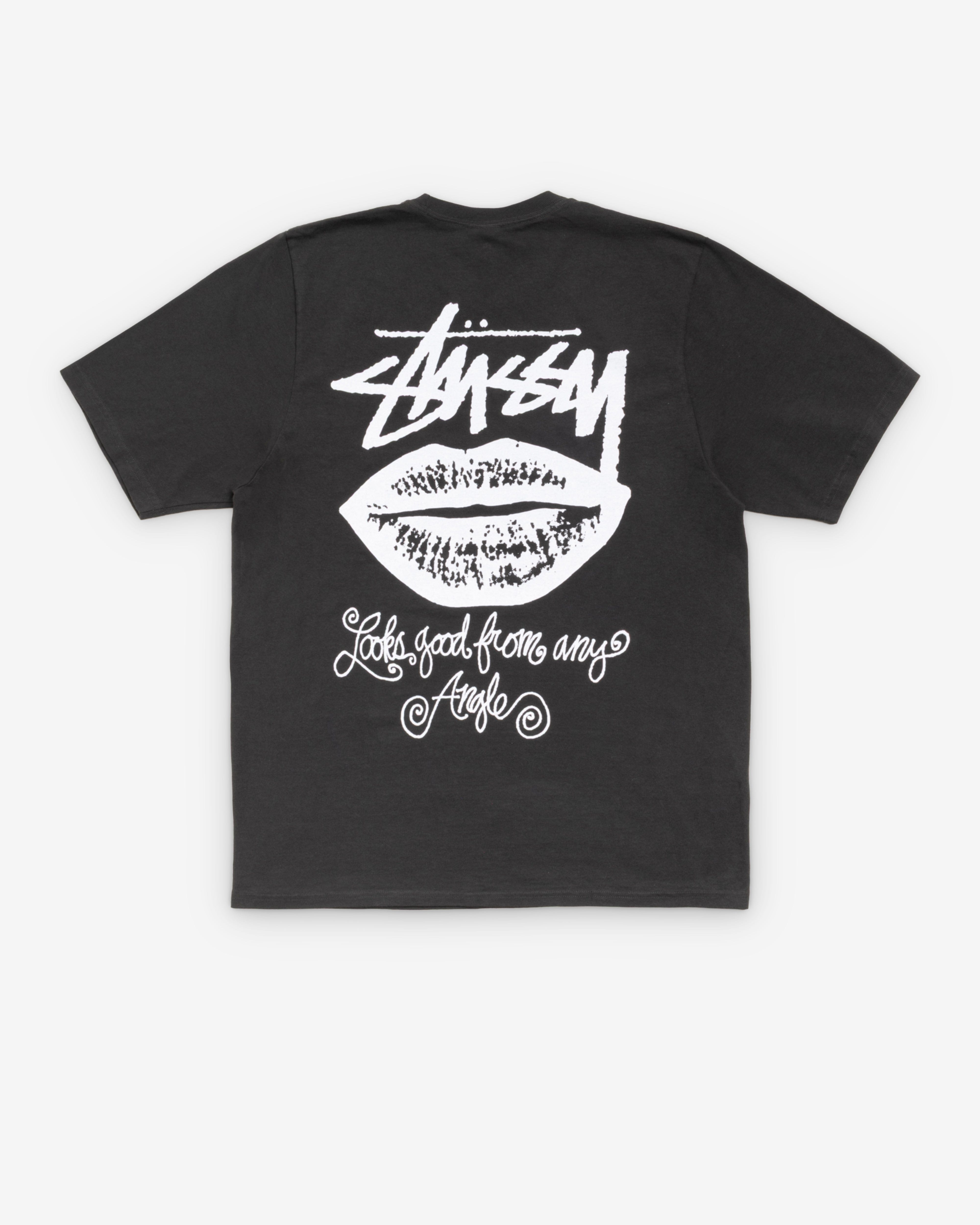 Stüssy - Men's Any Ankgle Pikgment Dyed T-Shirt - (Faded Black)