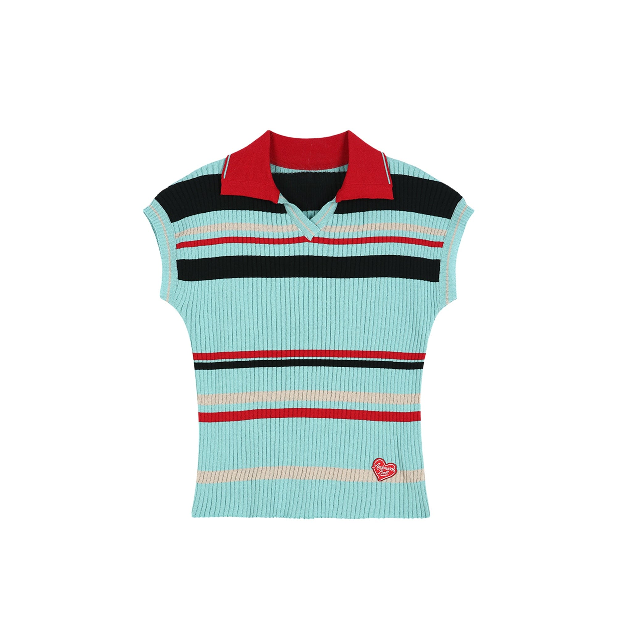 Andersson Bell Womens Color - Blocked Knit Polo Vest