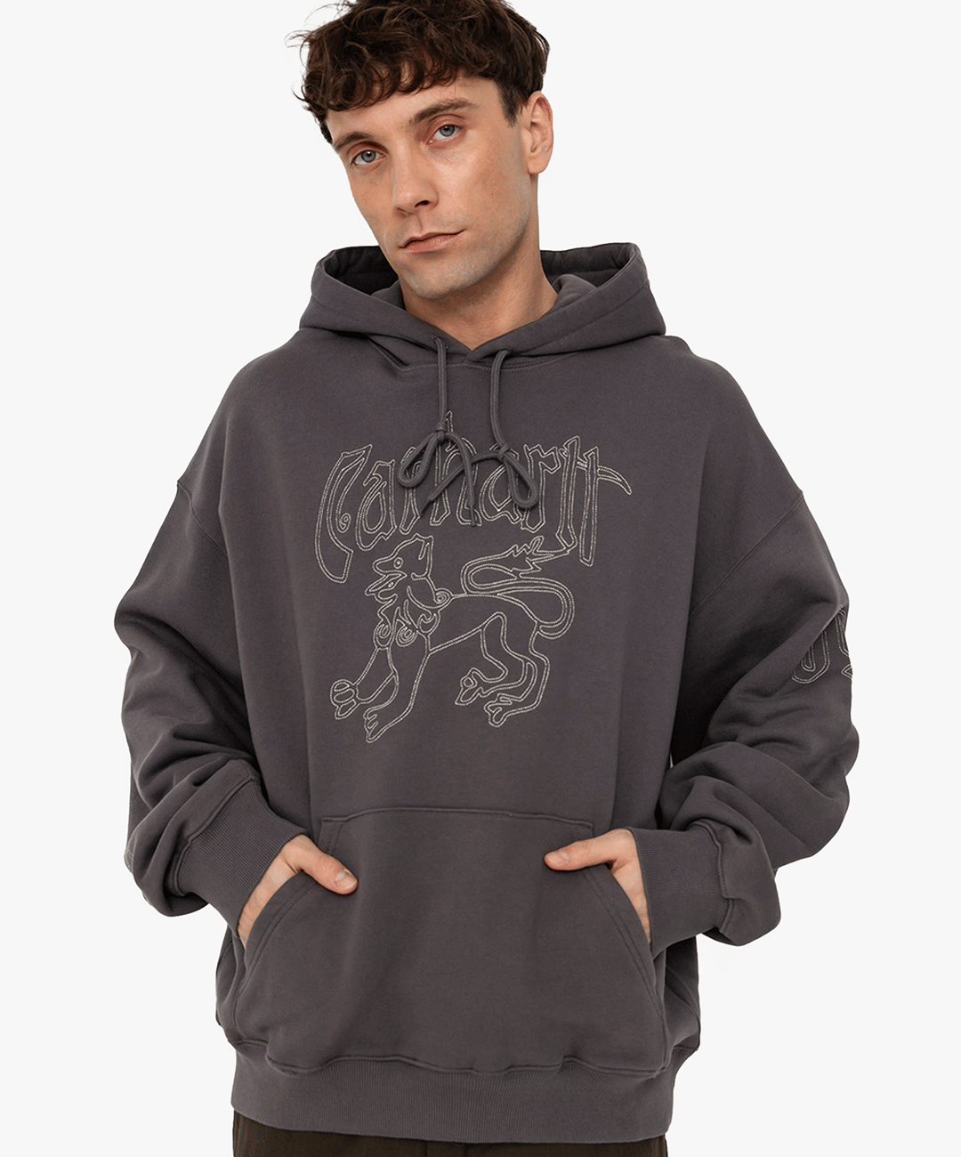 Carhartt | HOODED HACKWORK SWEATSHIRT { VITOLA/GLASSY PINK
