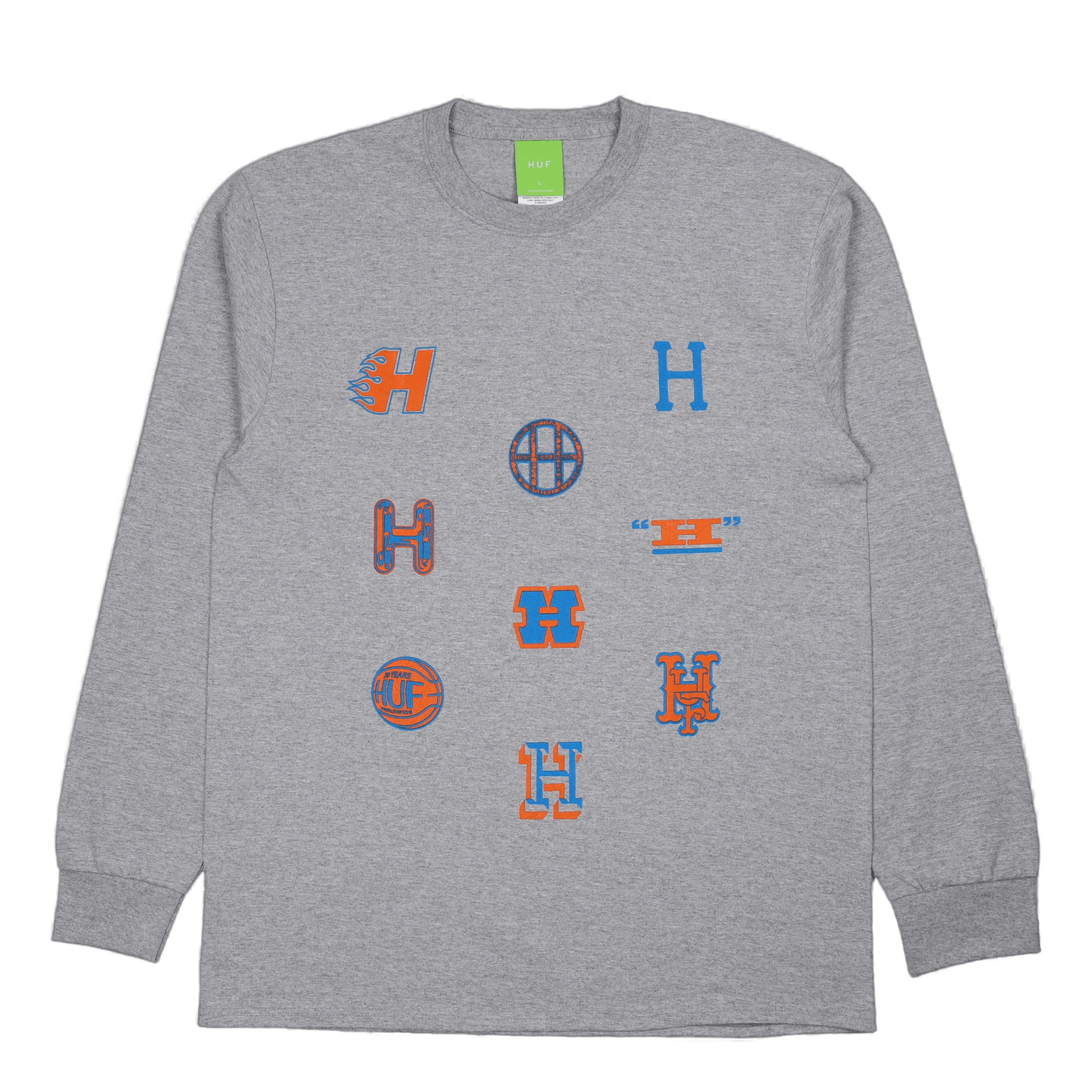 HUF Allstar Team L/s T-Shirt Atgry