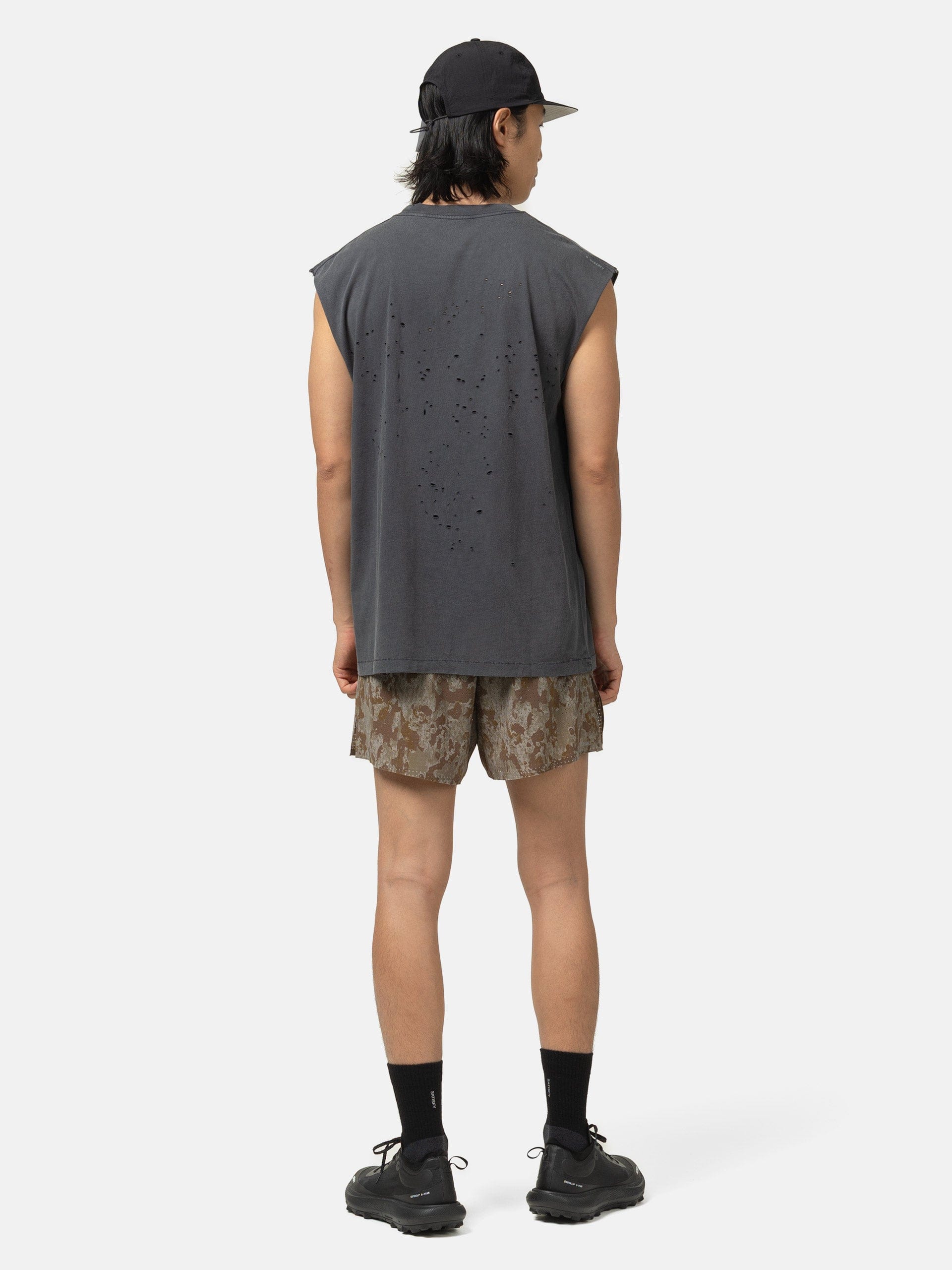 Satisfy MothTech Muscle T-Shirt #2 Faded Black