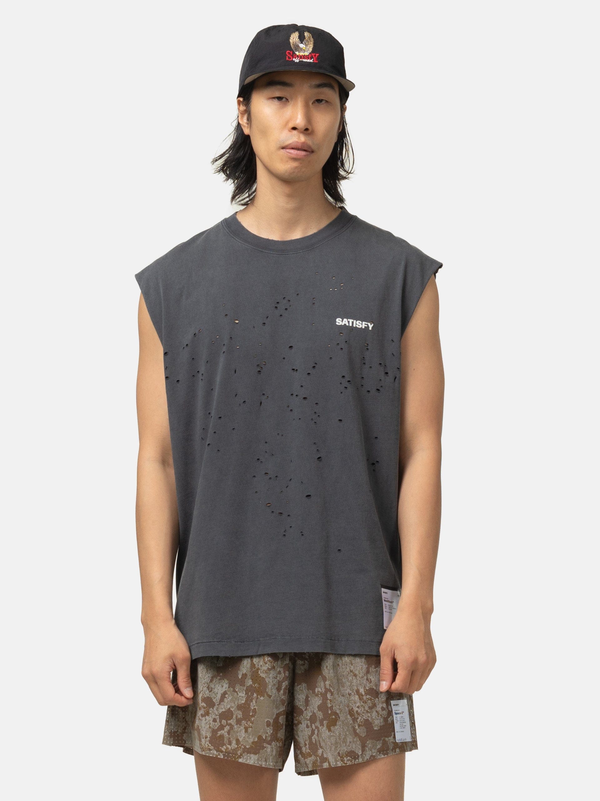 Satisfy MothTech Muscle T-Shirt #2 Faded Black