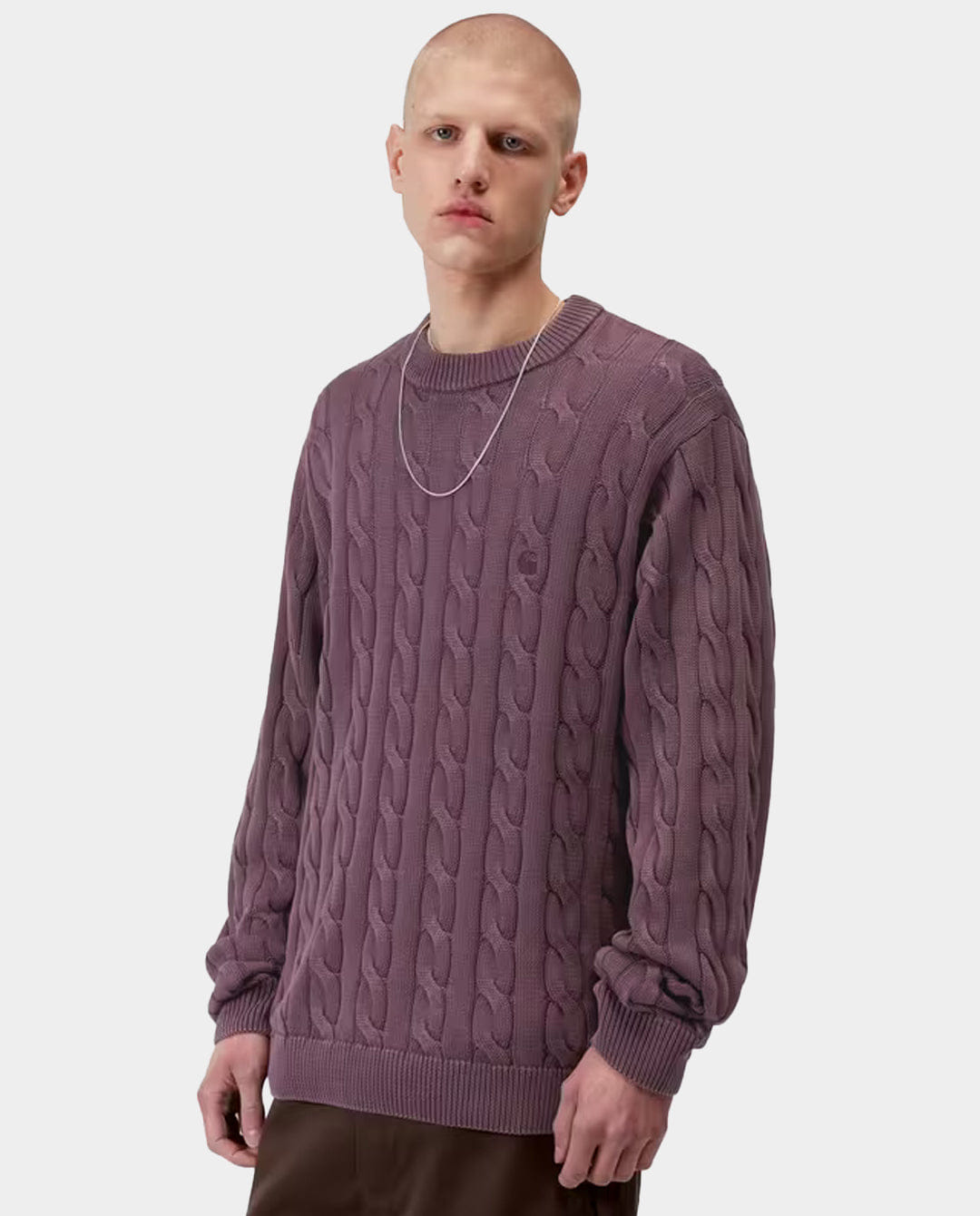 Carhartt WIP - Carter Sweater - Cozy Purple Garment Dyed