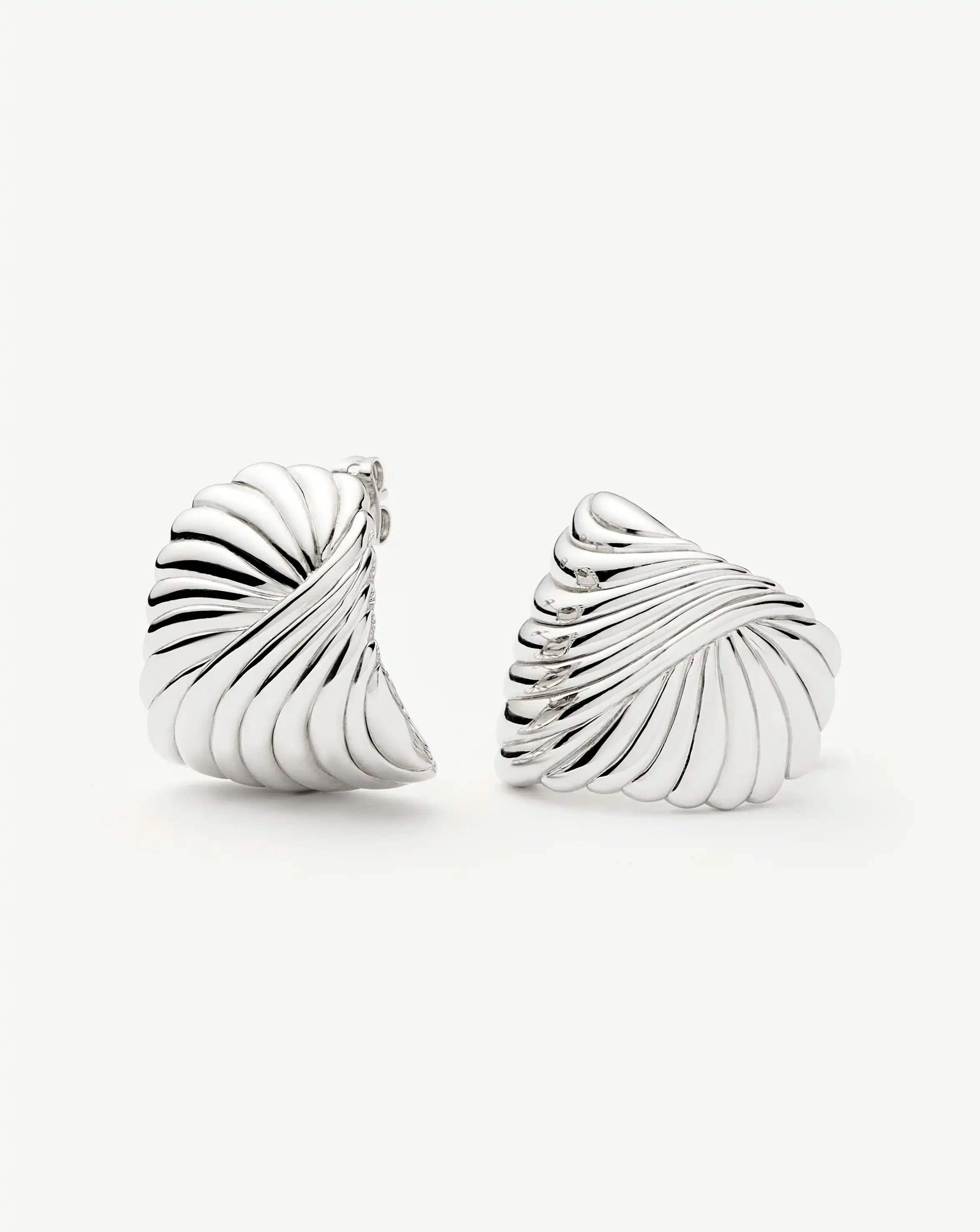 Missoma Ripple Oversized Stud Earrings
