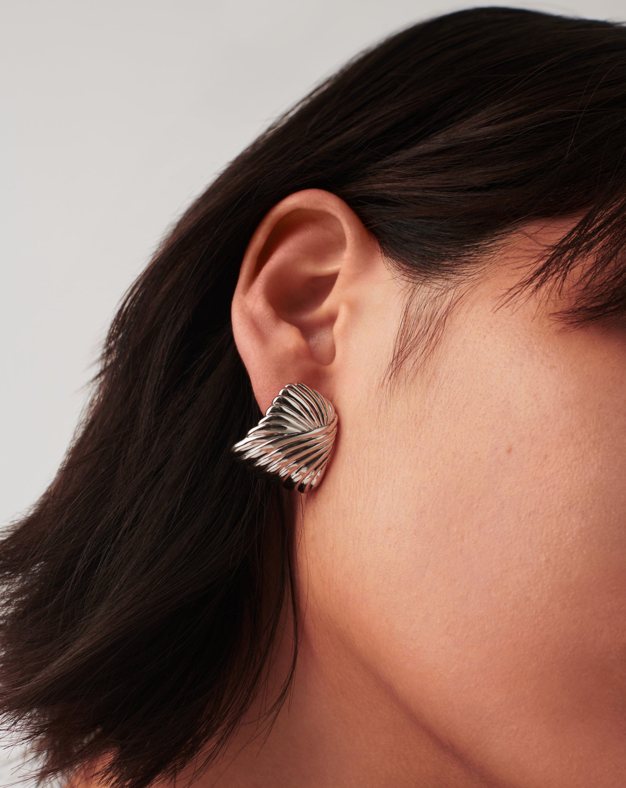 Missoma Ripple Oversized Stud Earrings