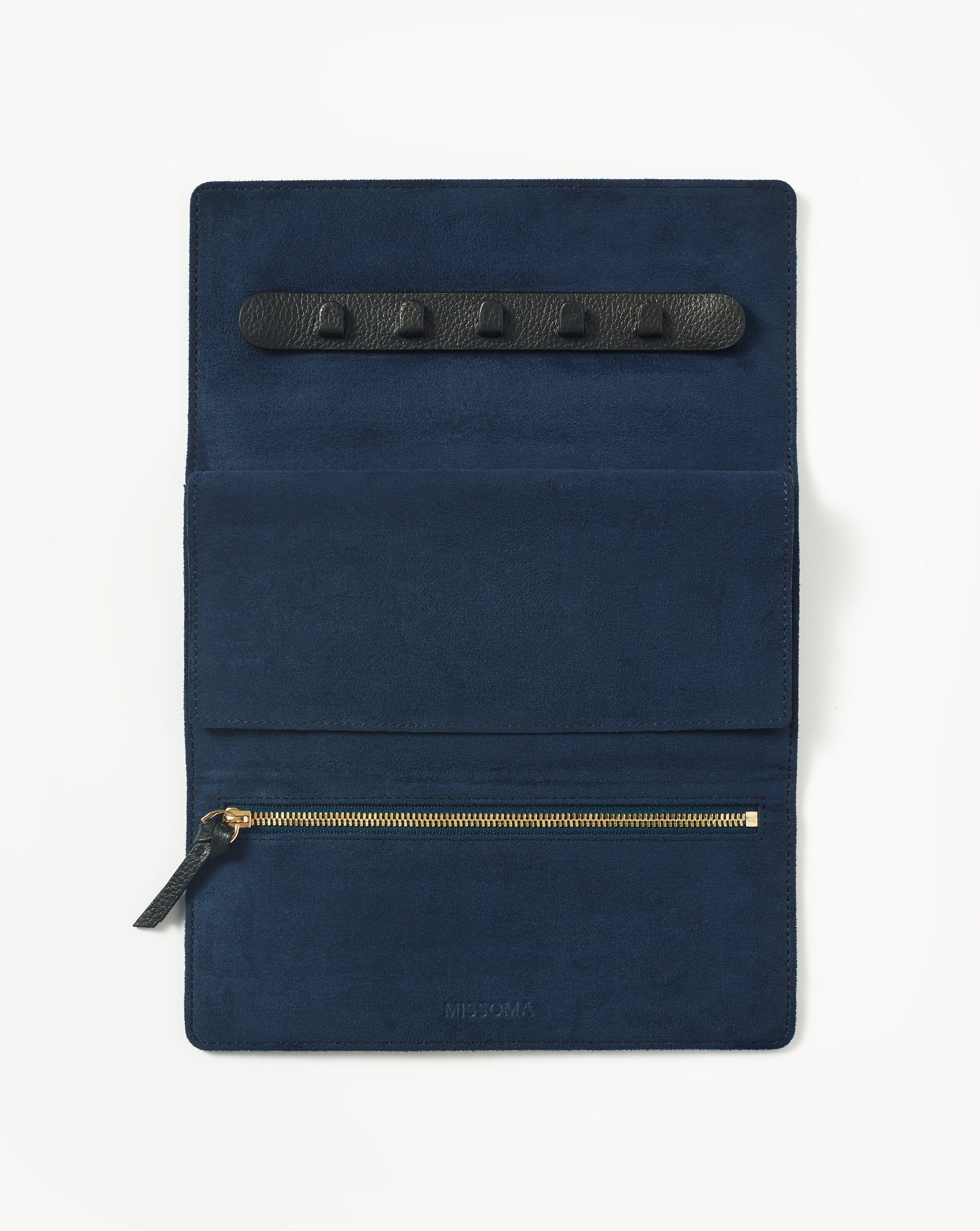 Missoma Leather Jewellery Roll | Onyx Black