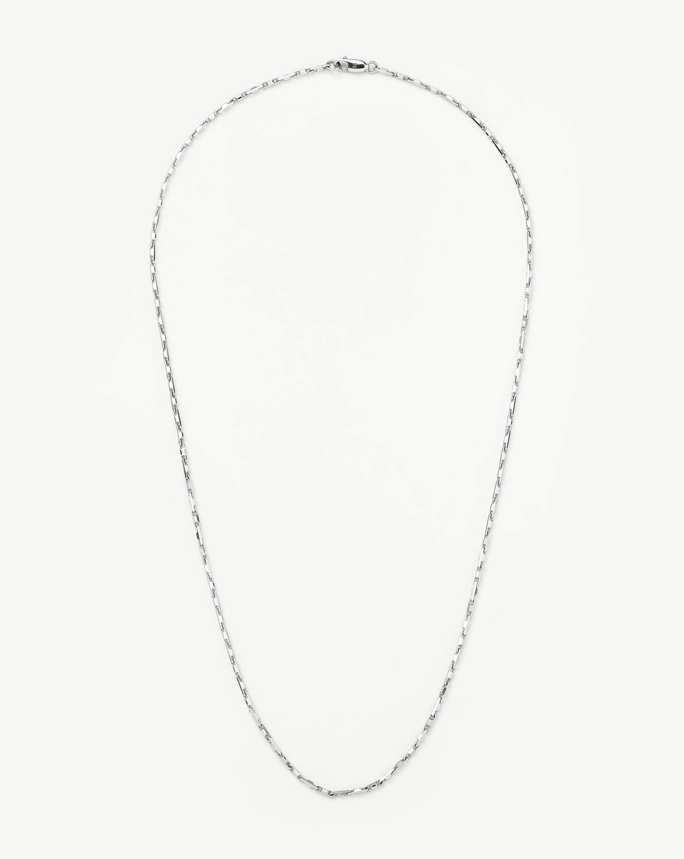 Missoma Mens Interlocking Link Chain Necklace | Sterling Silver