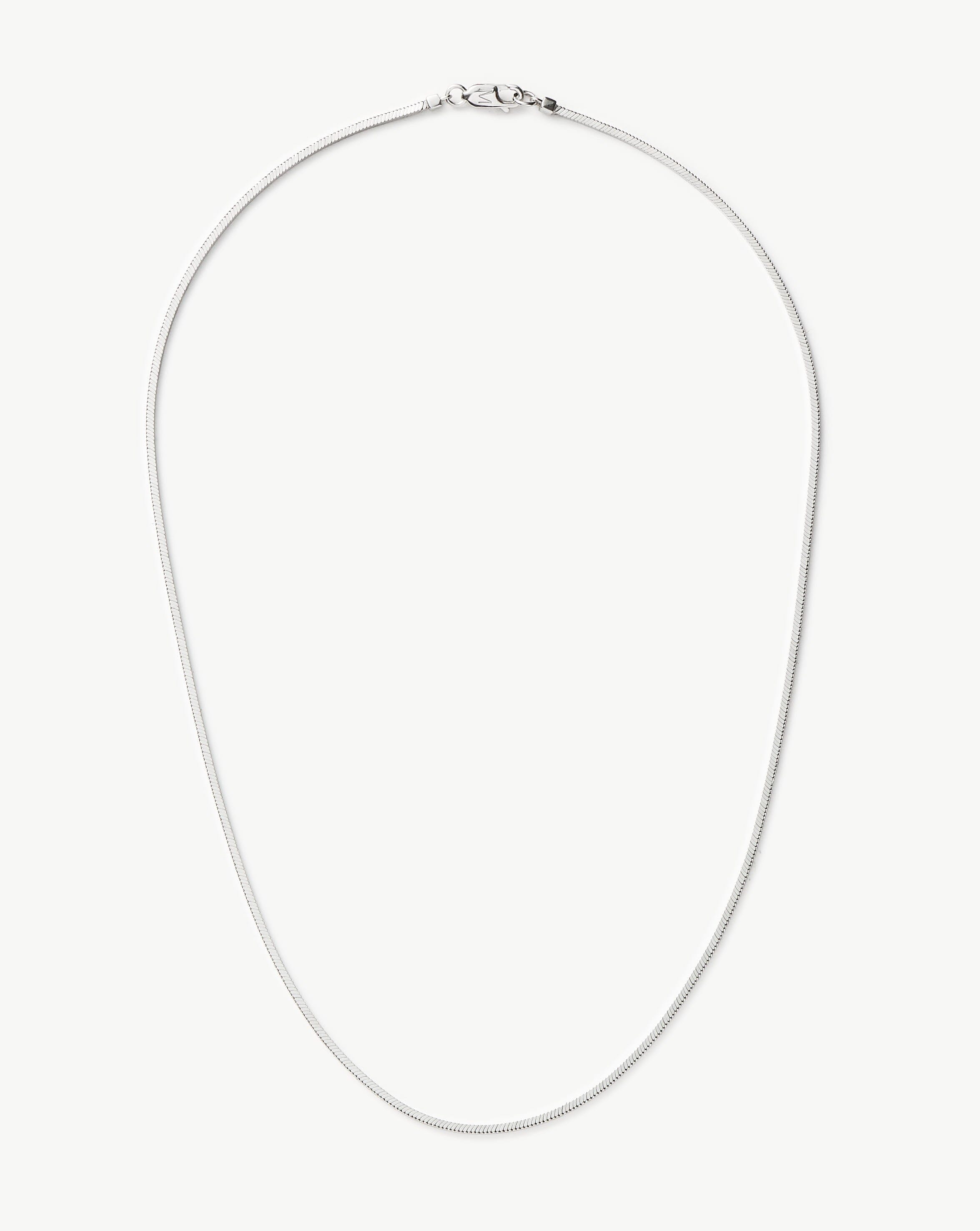 Missoma Lucy Williams Medium Square Snake Chain Necklace