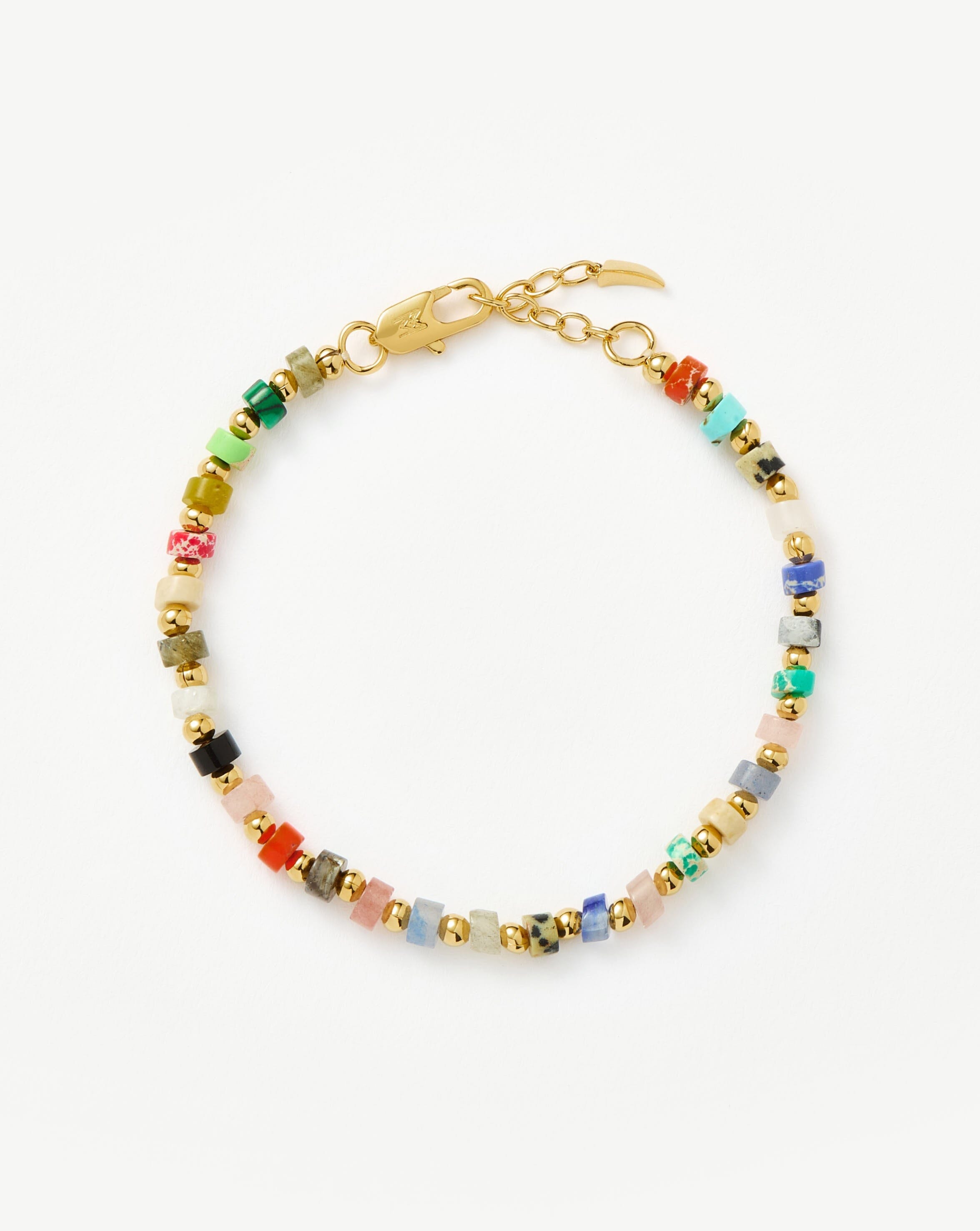 Missoma Beaded Bracelet | 18ct Gold Plated/Multi Beaded