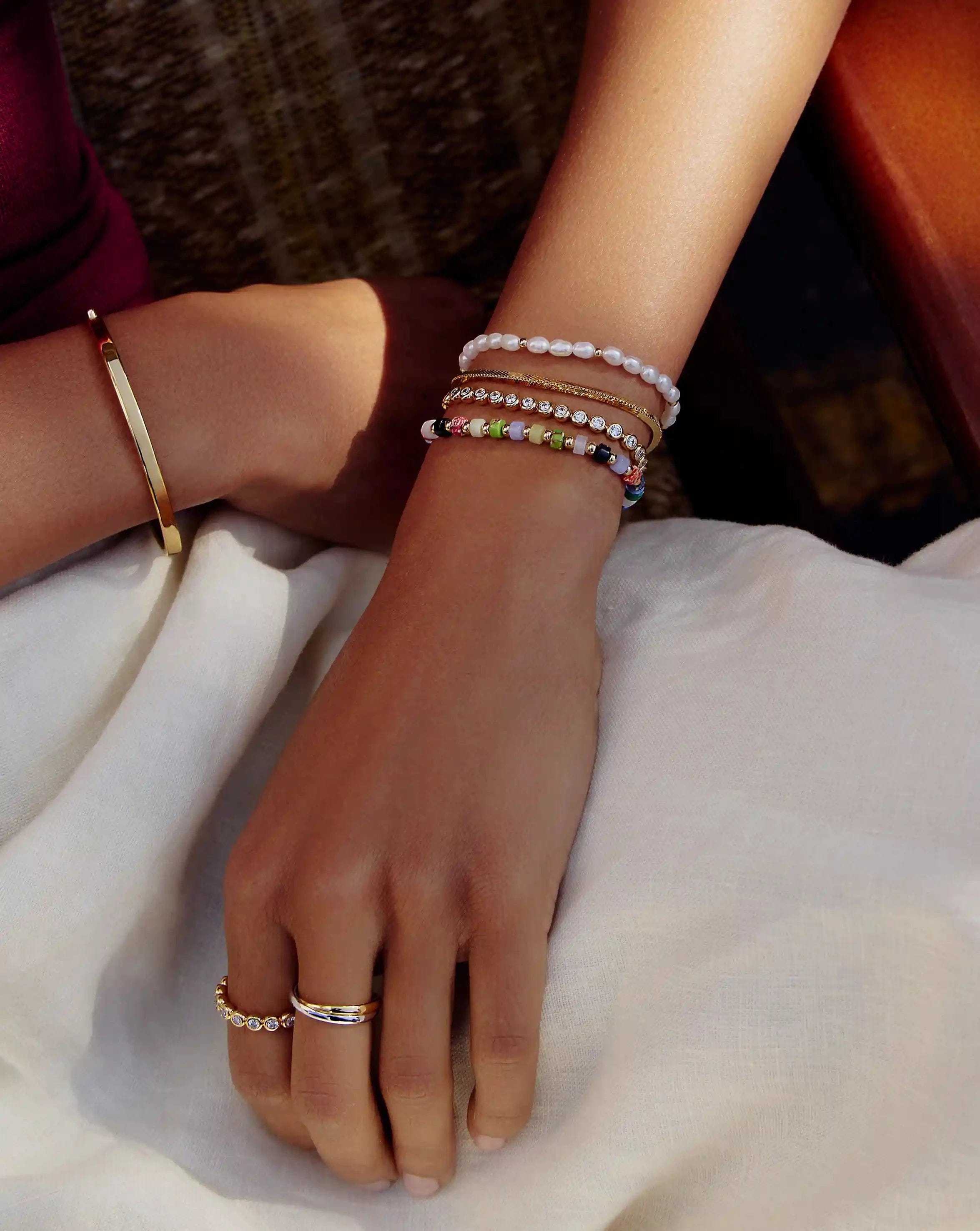 Missoma Beaded Bracelet | 18ct Gold Plated/Multi Beaded