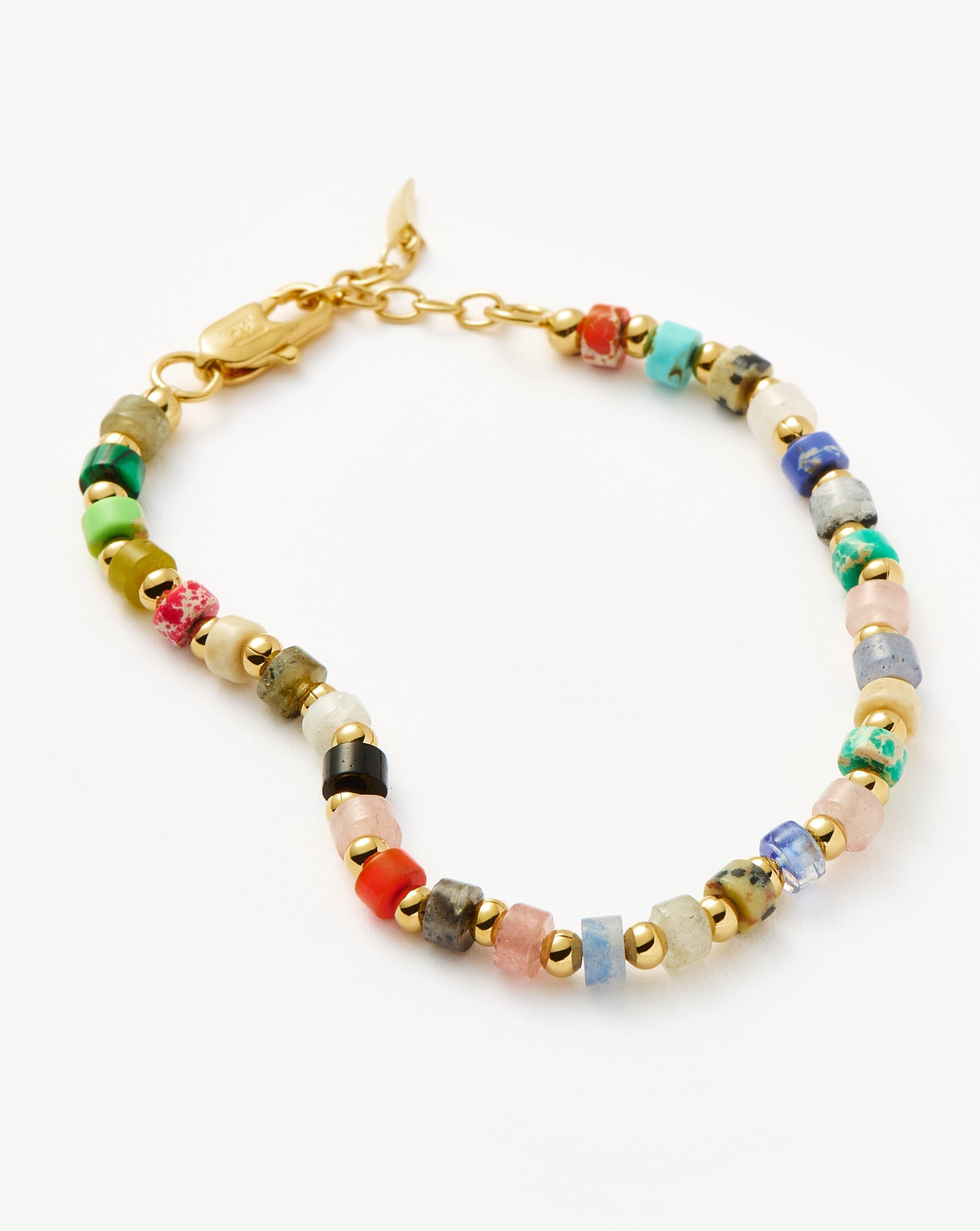 Missoma Beaded Bracelet | 18ct Gold Plated/Multi Beaded