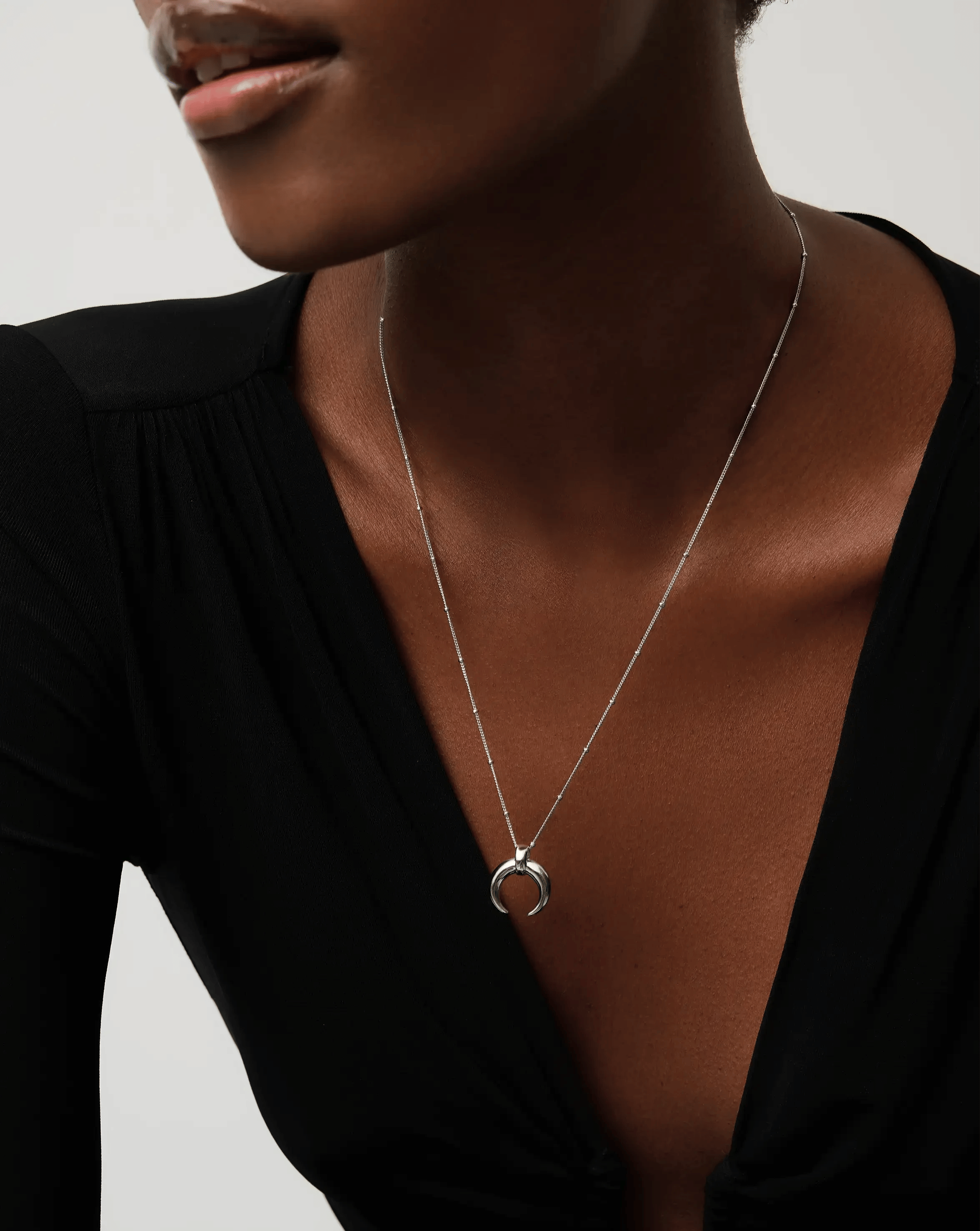 Missoma Lucy Williams Large Horn Pendant Necklace