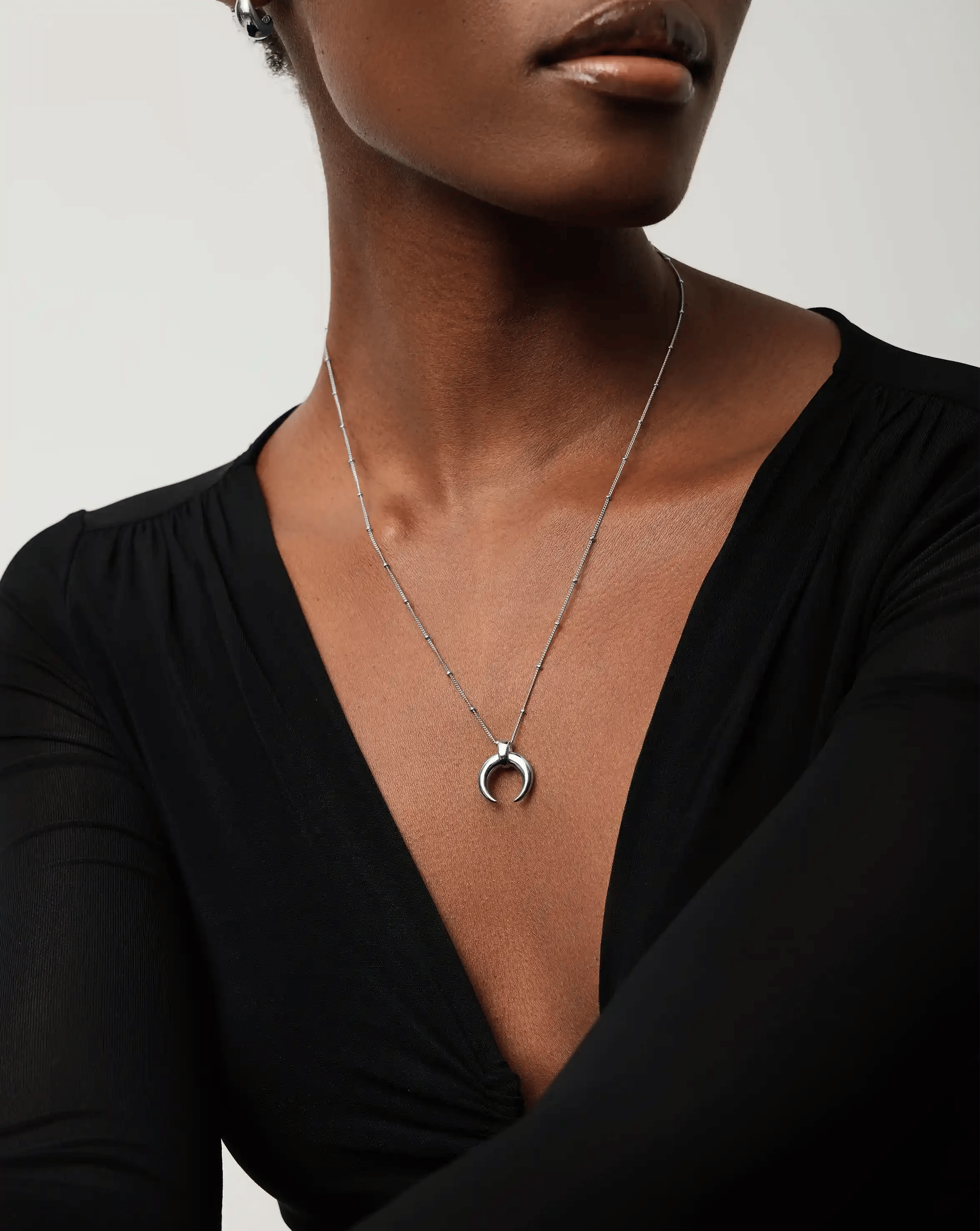 Missoma Lucy Williams Large Horn Pendant Necklace