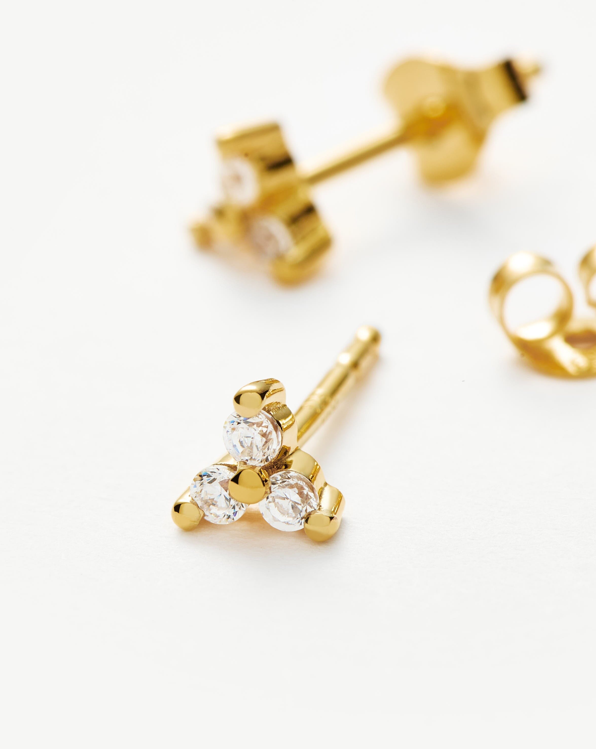 Missoma Trinal Stud Earrings