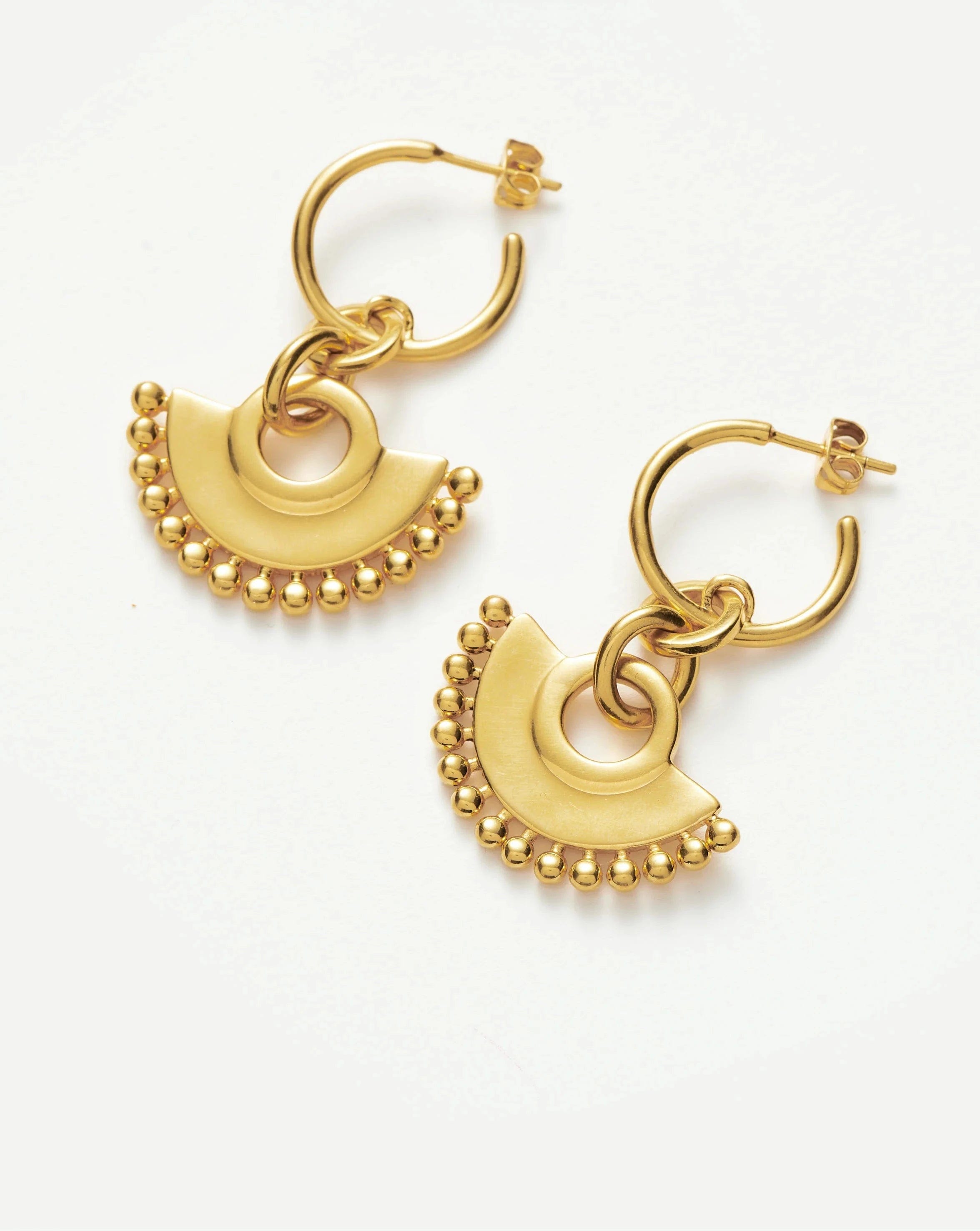 Missoma Zenyu Fan Chandelier Hoop Earrings
