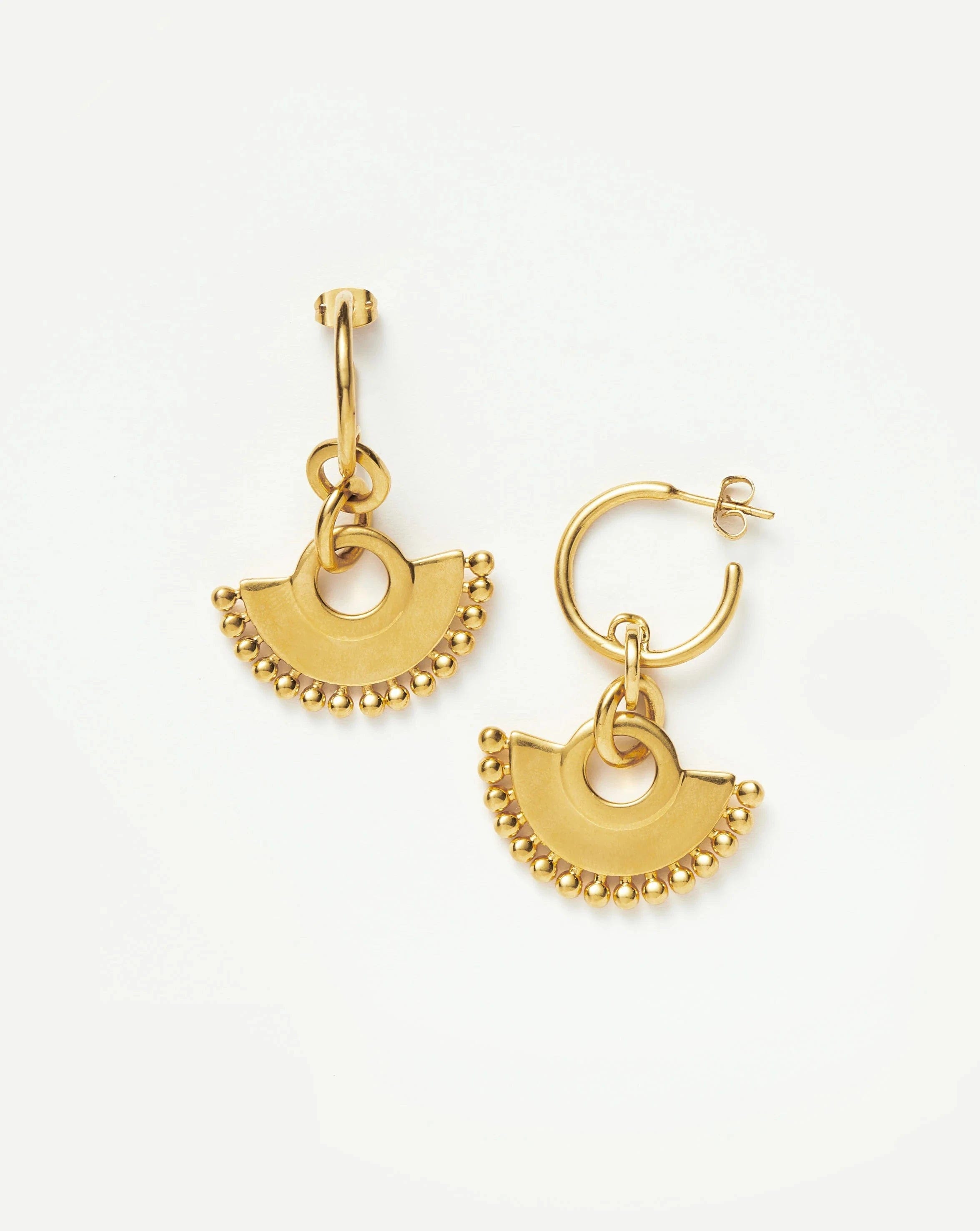 Missoma Zenyu Fan Chandelier Hoop Earrings
