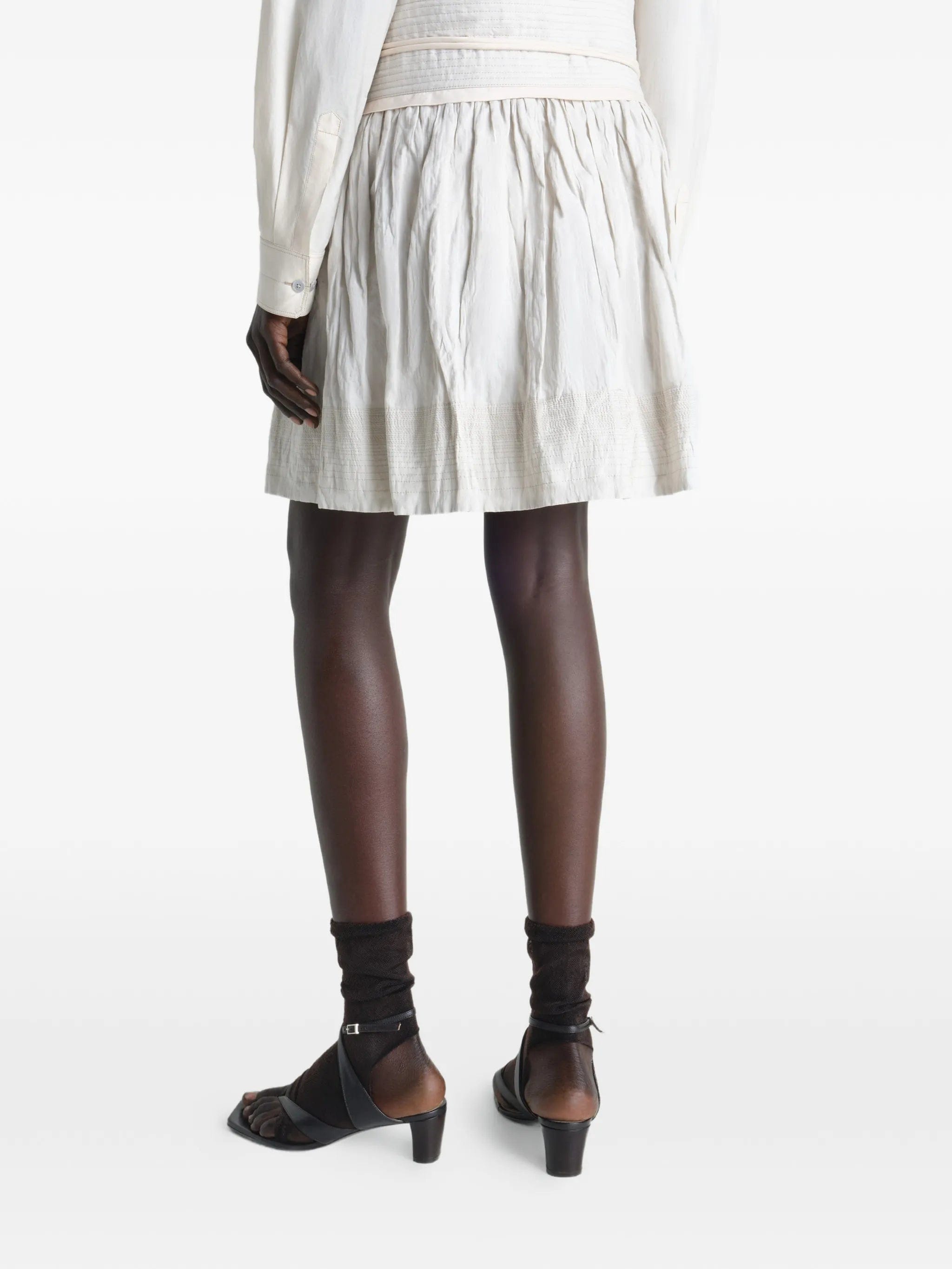 Lemaire crinkled wrap skirt