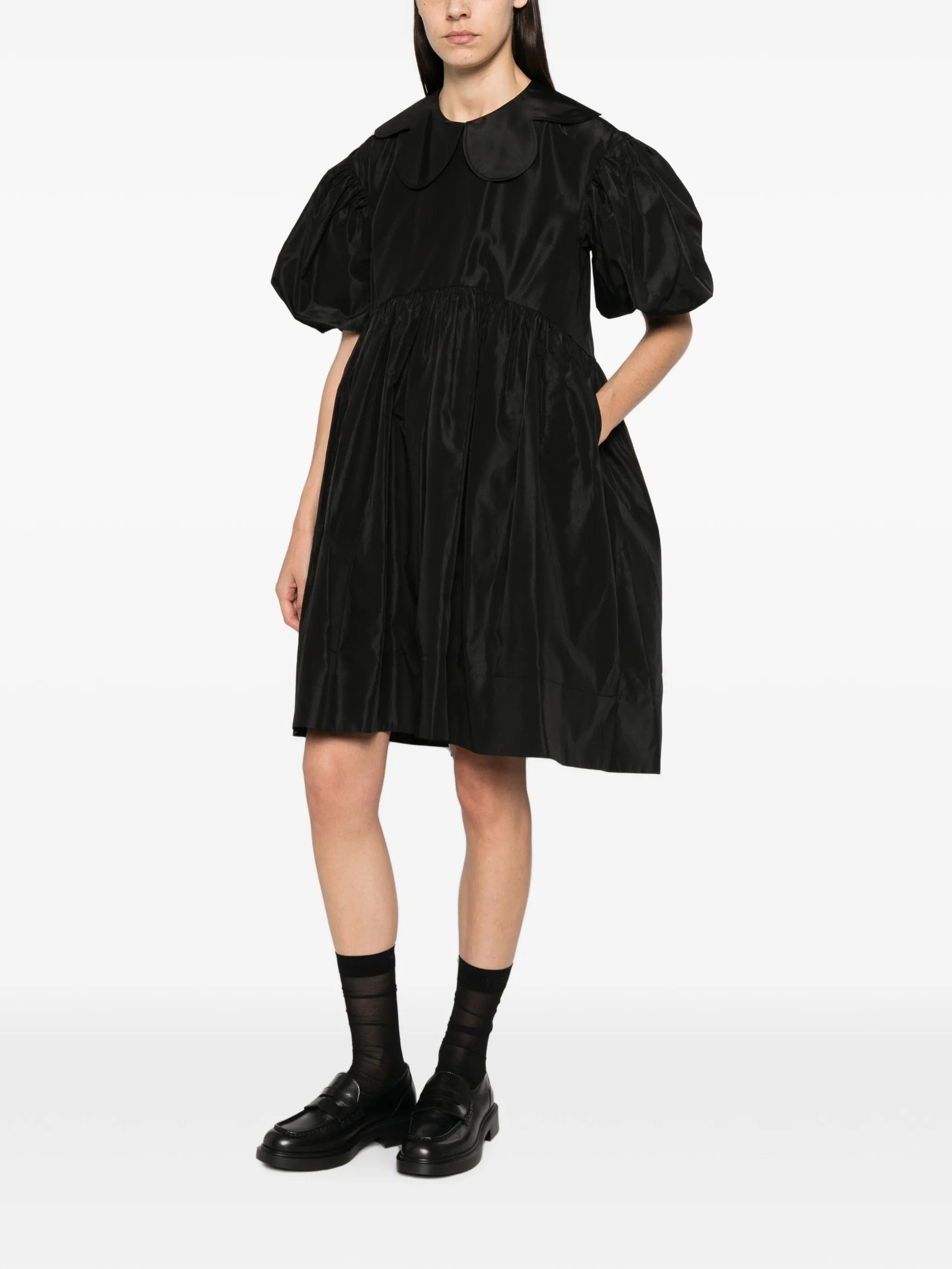 Simone Rocha puff - sleeve petal - collar dress