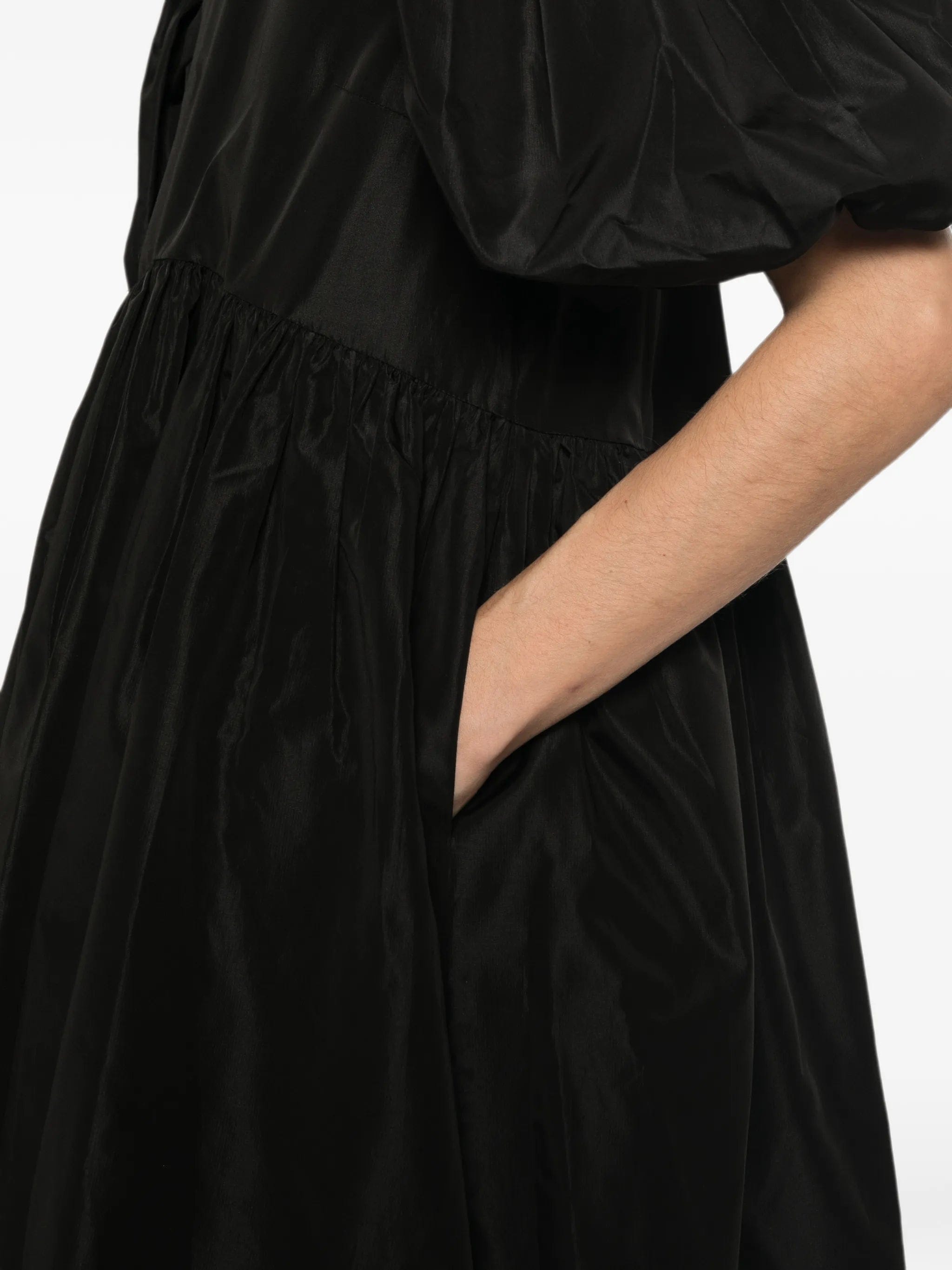 Simone Rocha puff - sleeve petal - collar dress