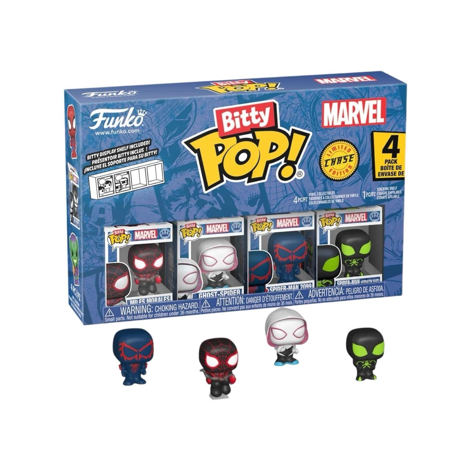 Marvel Miles Morales Funko 4 Pack Bitty Pop - Marvel