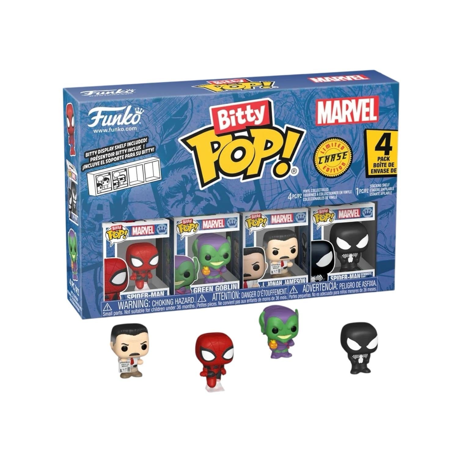 Marvel Spider - man Funko 4 Pack Bitty Pop - Marvel - PREORDER