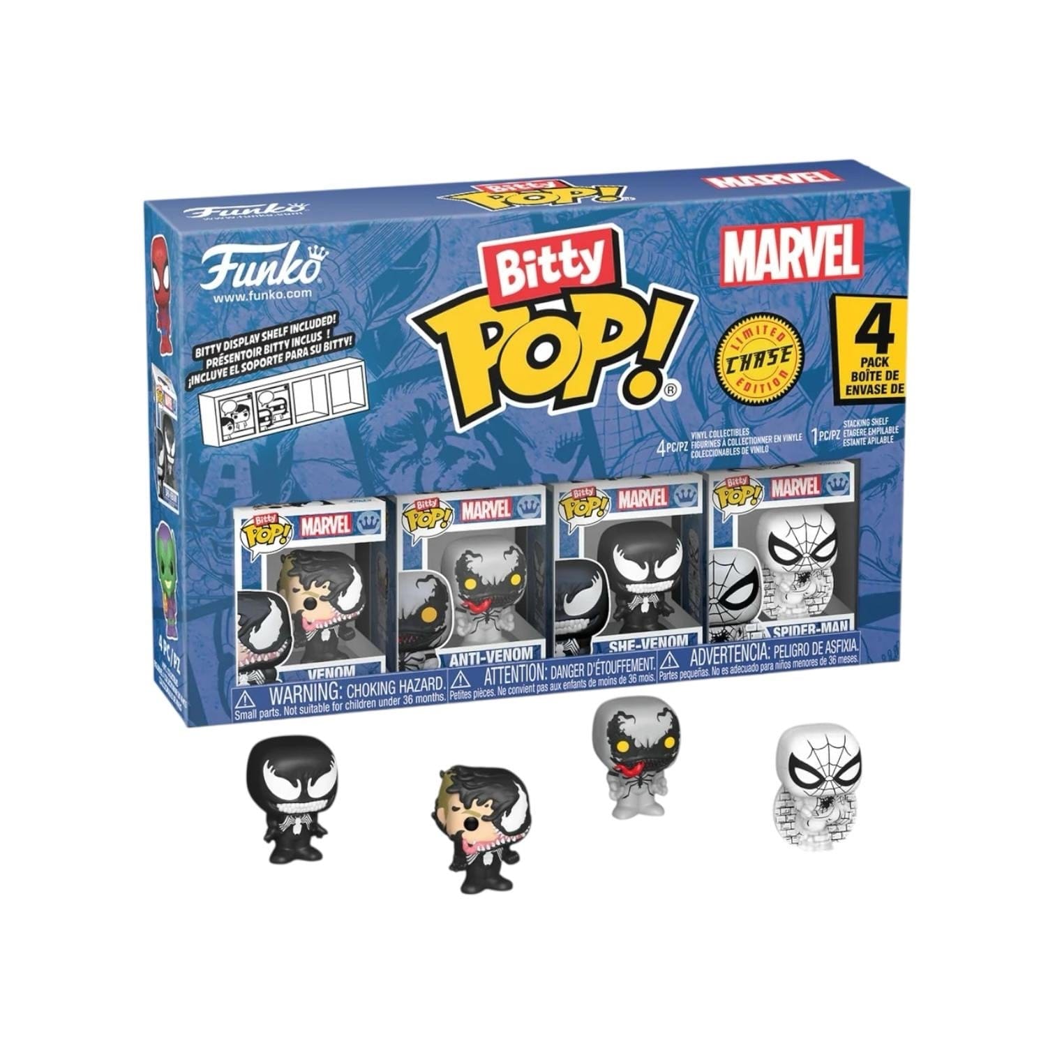 Marvel Venom Funko 4 Pack Bitty Pop - Marvel - PREORDER