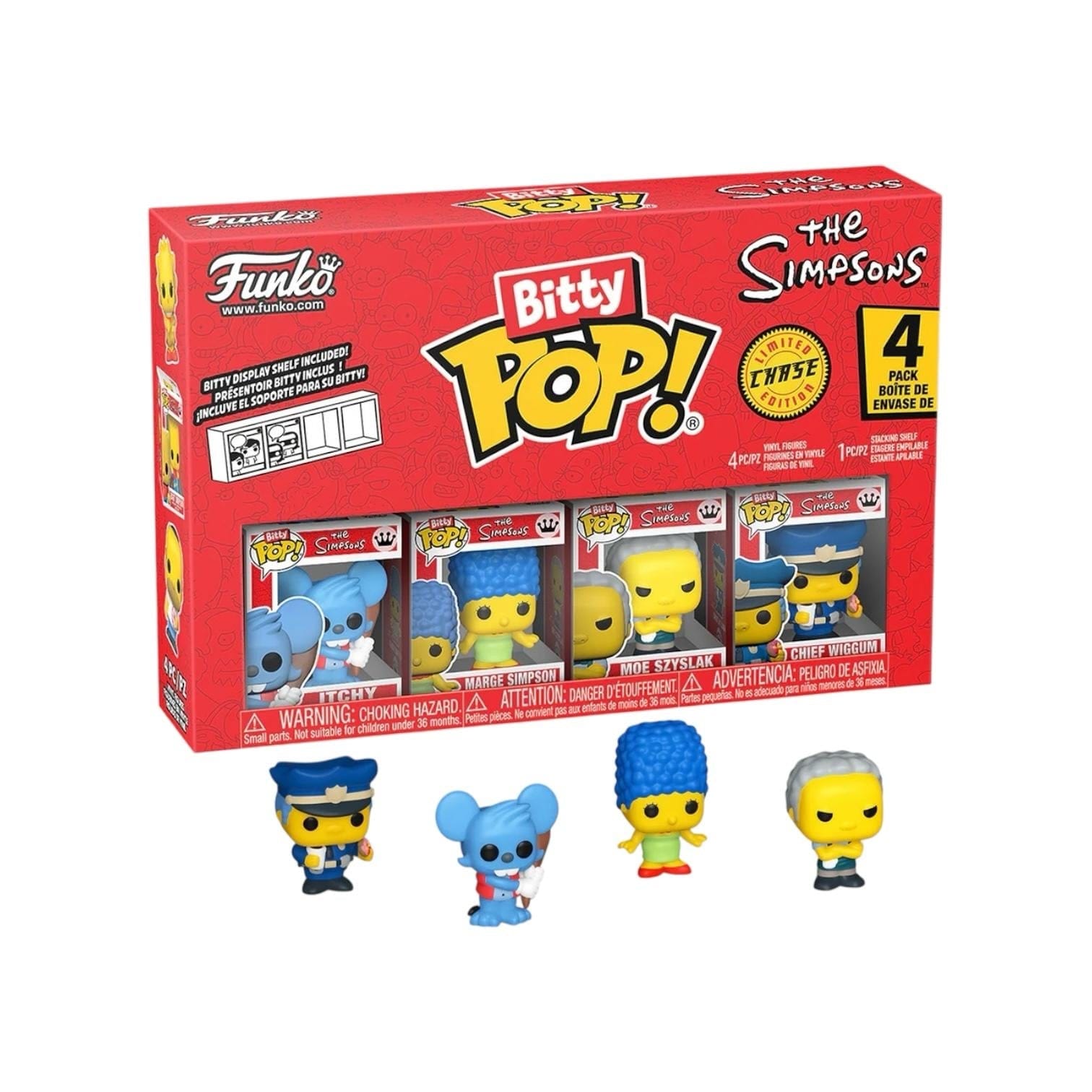 The Simpsons Itchy Funko 4 Pack Bitty Pop - The Simpsons
