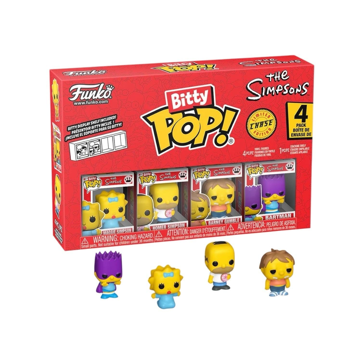 The Simpsons Maggie Simpson Funko 4 Pack Bitty Pop - The Simpsons