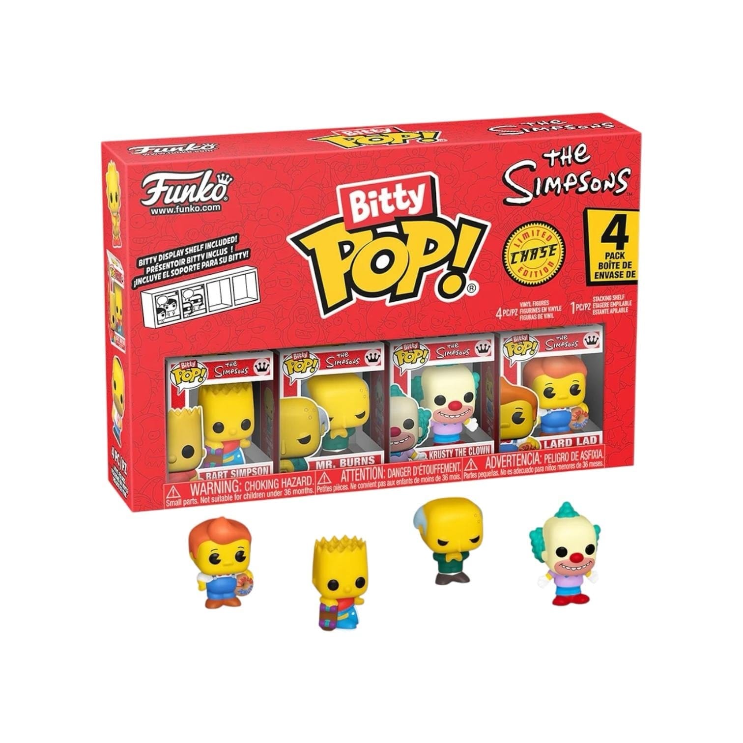 The Simpsons Bart Simpson Funko 4 Pack Bitty Pop - The Simpsons