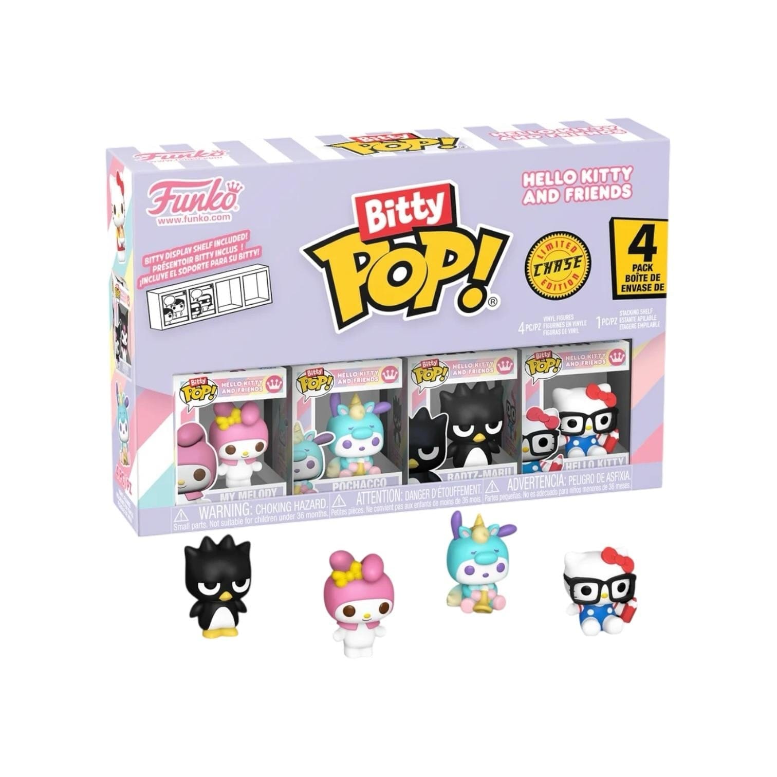 Hello Kitty My Melody Funko 4 Pack Bitty Pop - Hello Kitty and Friends