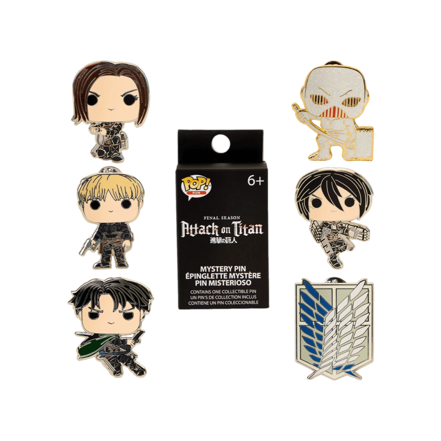 Loungefly Attack on Titans Funko Loungefly Blind Box Pin