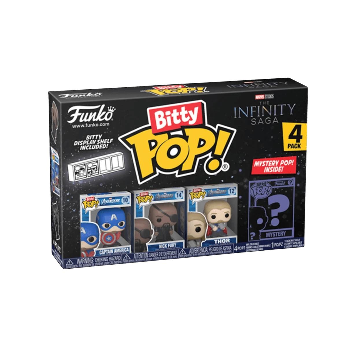 INFINITY Captain America 4 pack Bitty POP! - The Infinity Saga - Chance of Chase