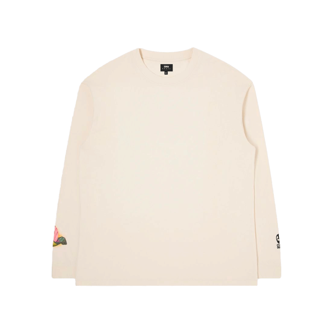 Edwin Temple Of Flora T - shirt Ls Whisper White