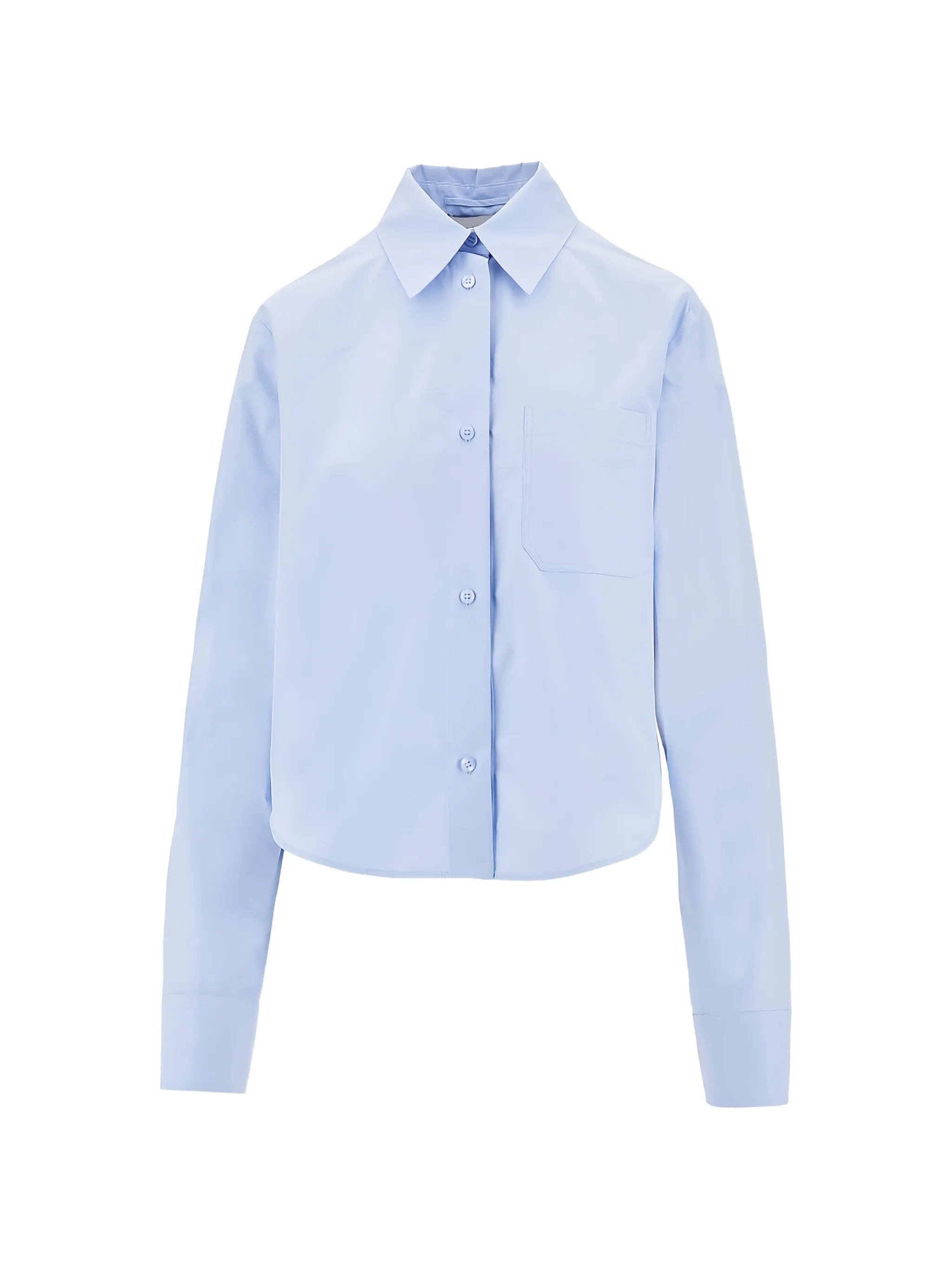 Sportmax pleated cotton shirt