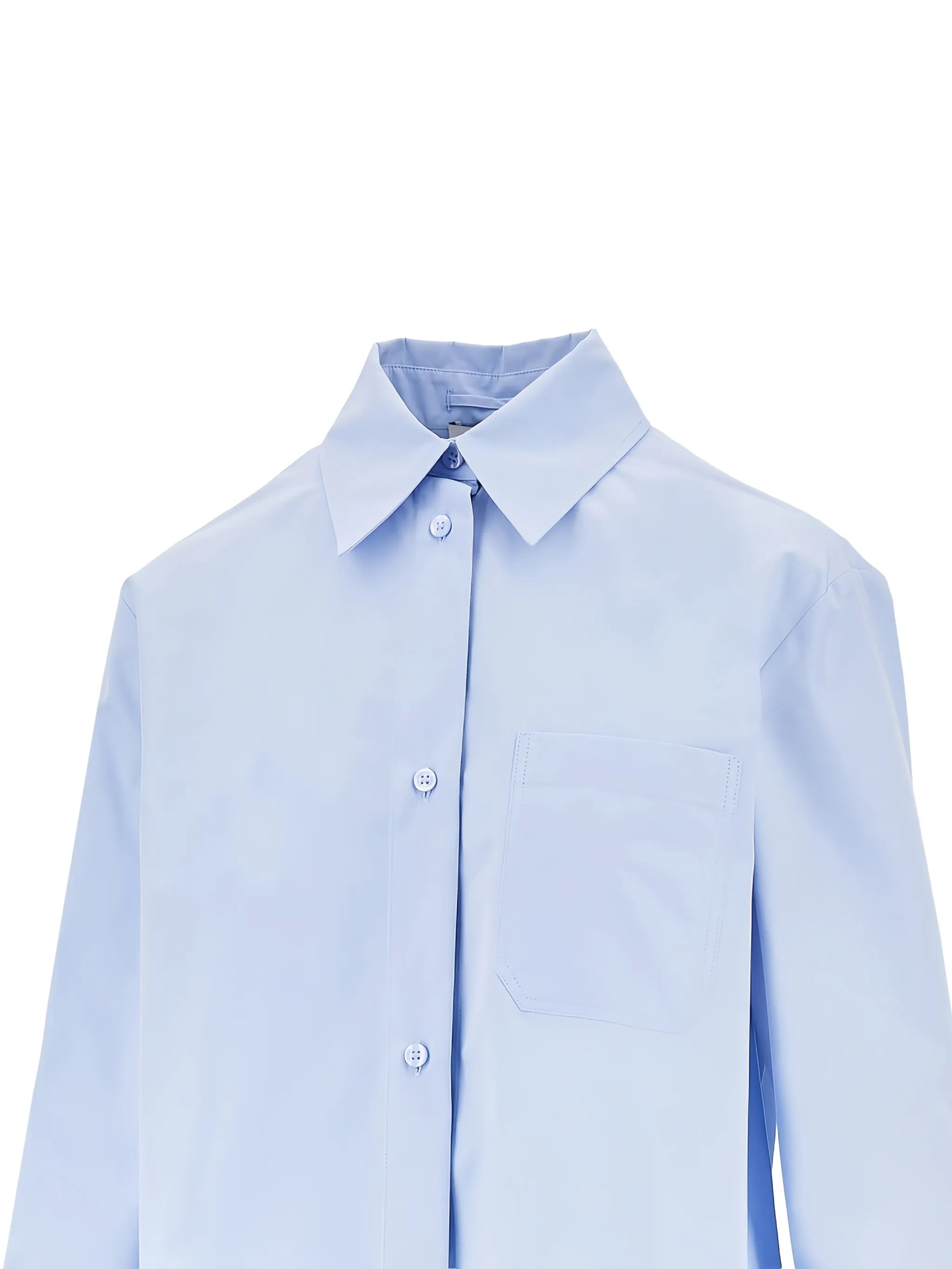 Sportmax pleated cotton shirt