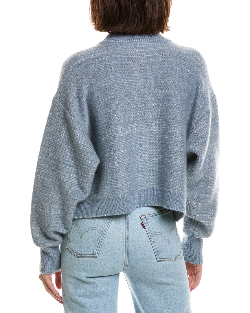 FRAME The Jacquard Femme Wool & Mohair - Blend Cardigan