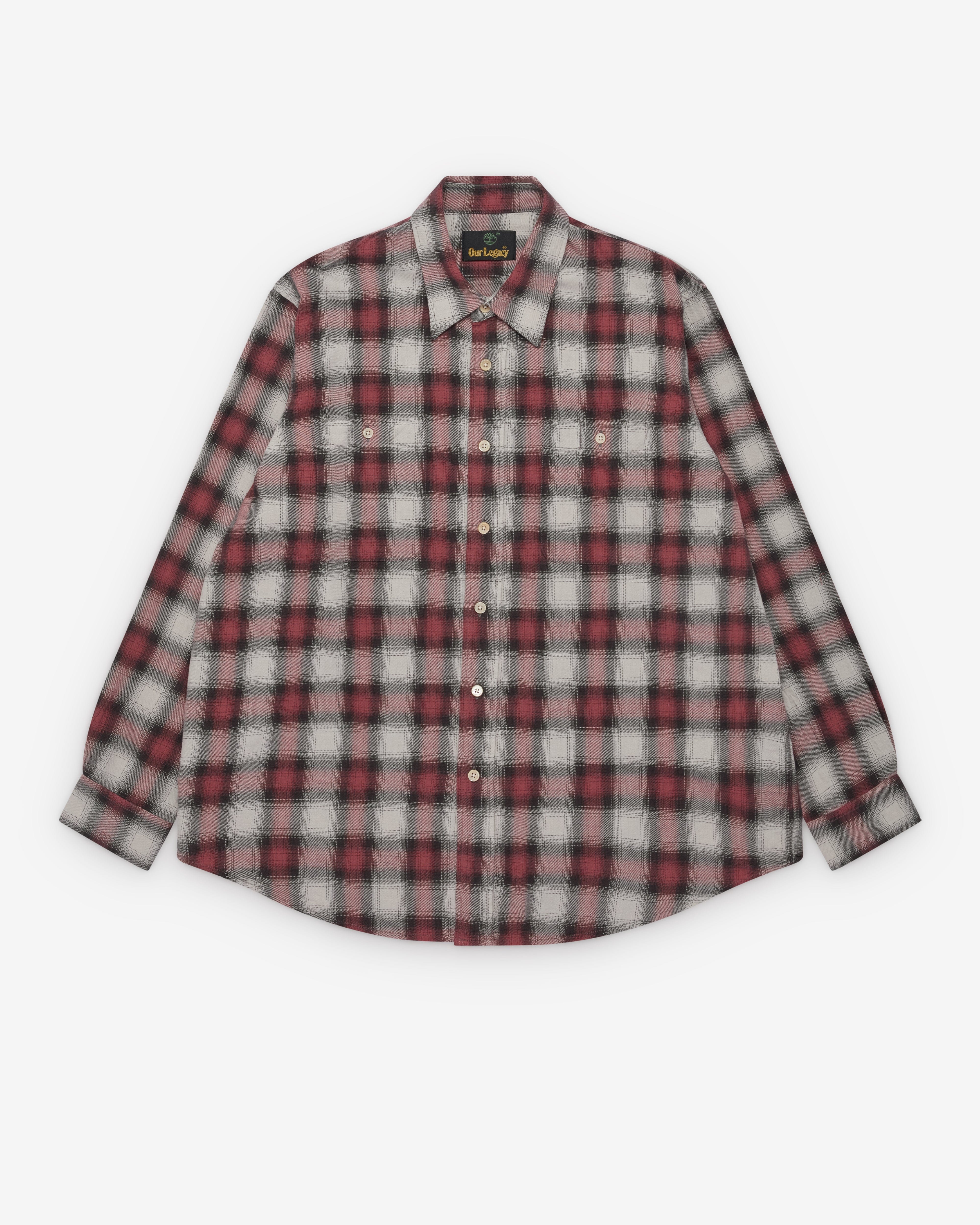 Our Legacy - Men's Timberland Check Shirt - (Red)