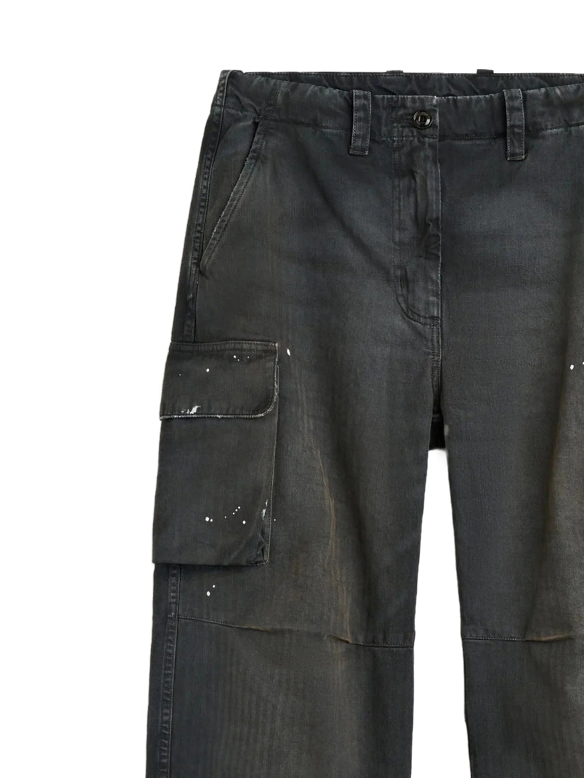 OUR Legacy Peak cargo herringbone trousers