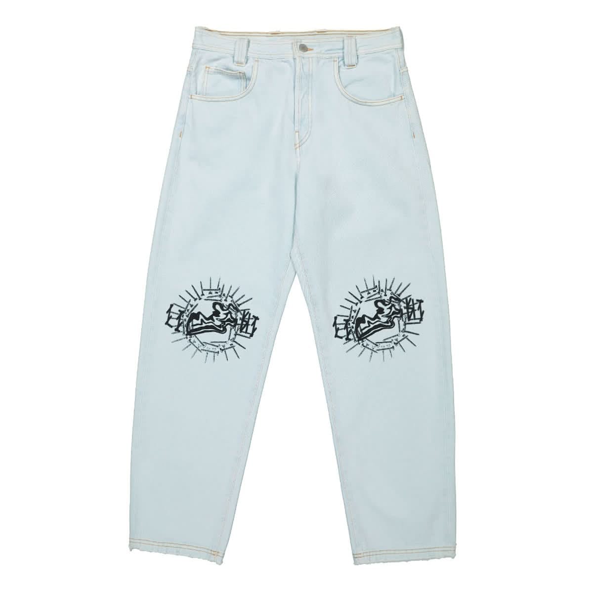 44 Label Group Straight Light Denim Pants