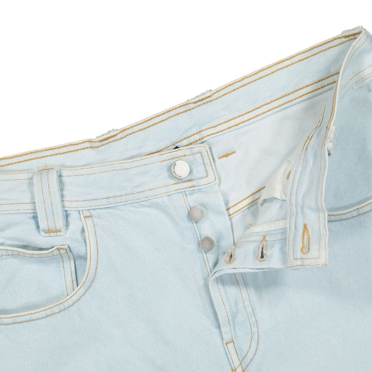 44 Label Group Straight Light Denim Pants