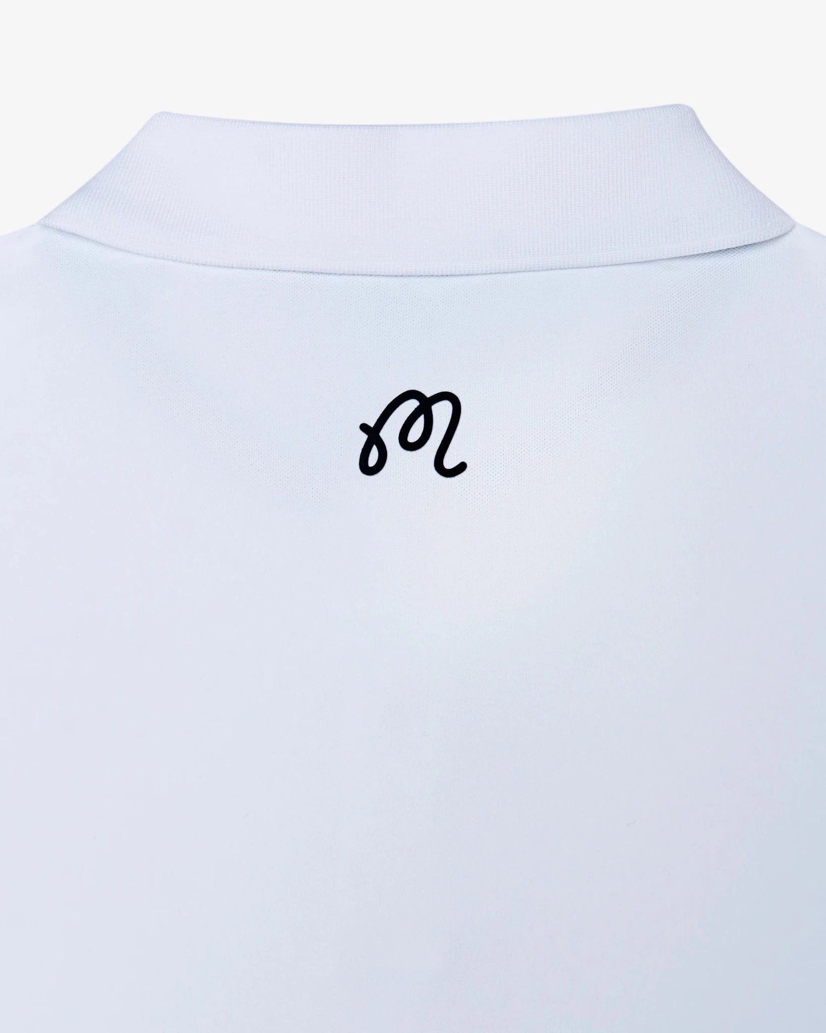 Malbon Golf Malbon Block Placket Polo White – Golf Lifestyle Polo