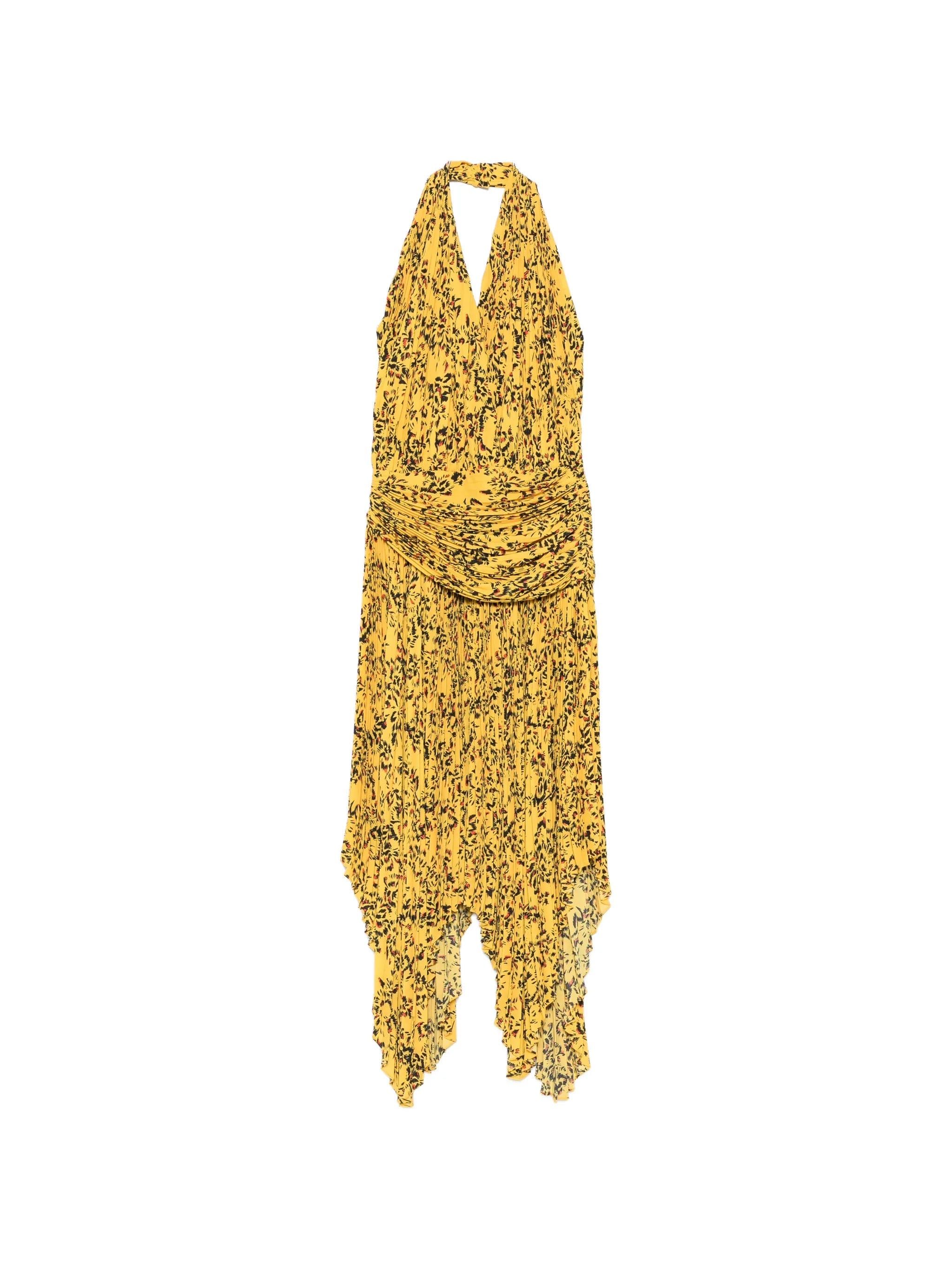 Proenza Schouler Paulina floral - print pleated asymmetric dress