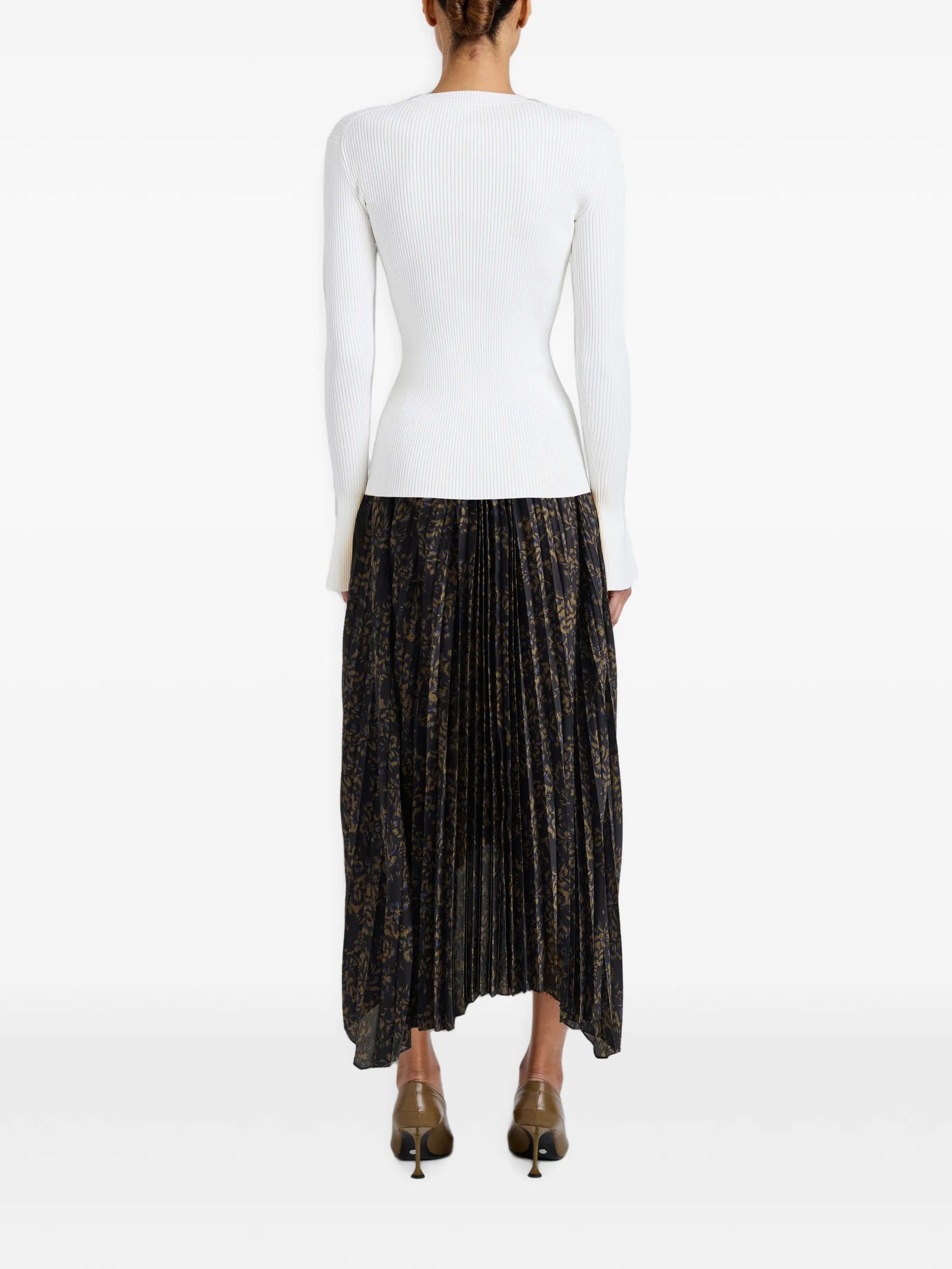 Proenza Schouler Paulina skirt in pleated georgette