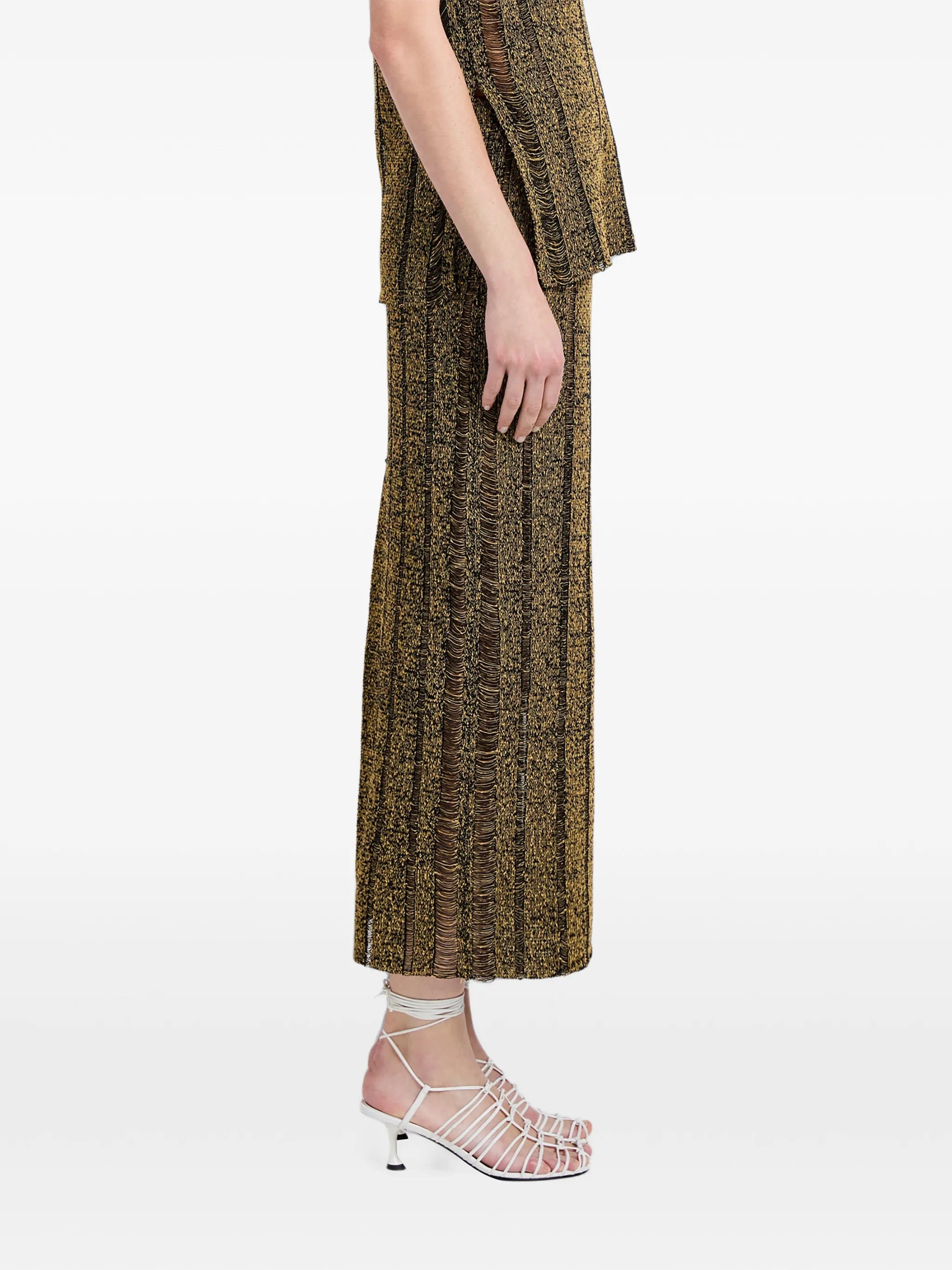 Proenza Schouler Maelle skirt in drop needle tweed