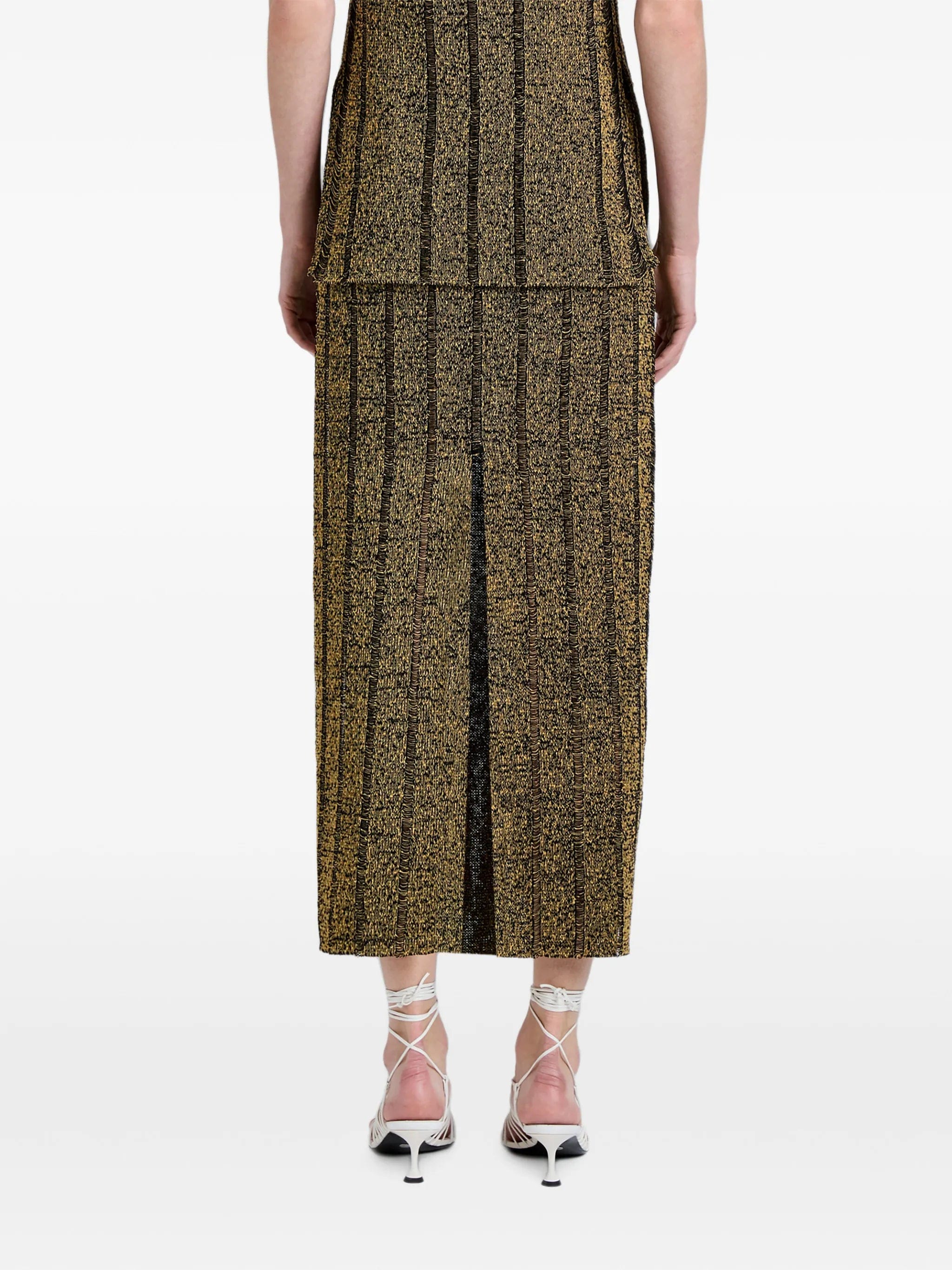 Proenza Schouler Maelle skirt in drop needle tweed